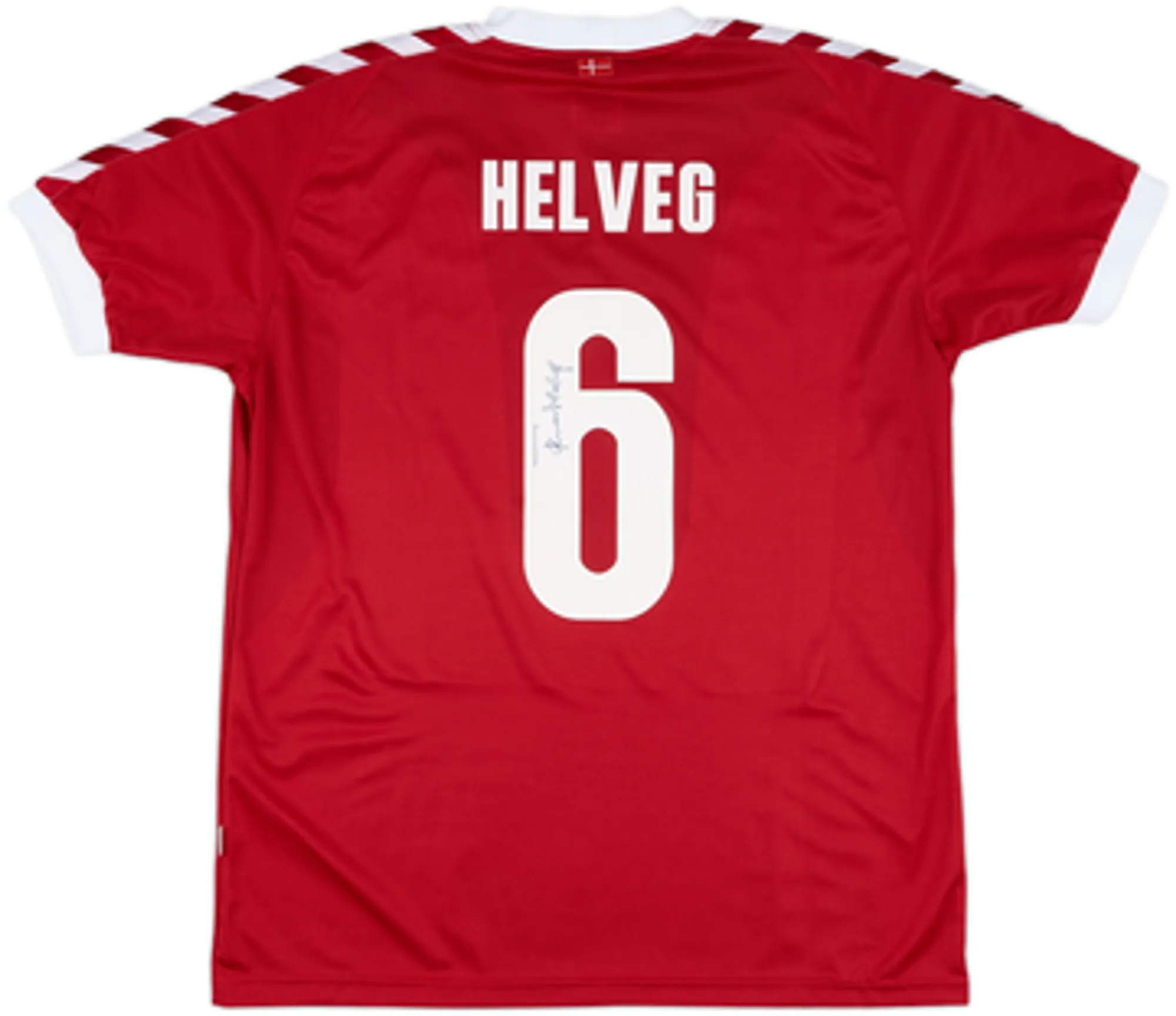 Hummel Denmark Mens SS Player Issue Home Shirt 2002