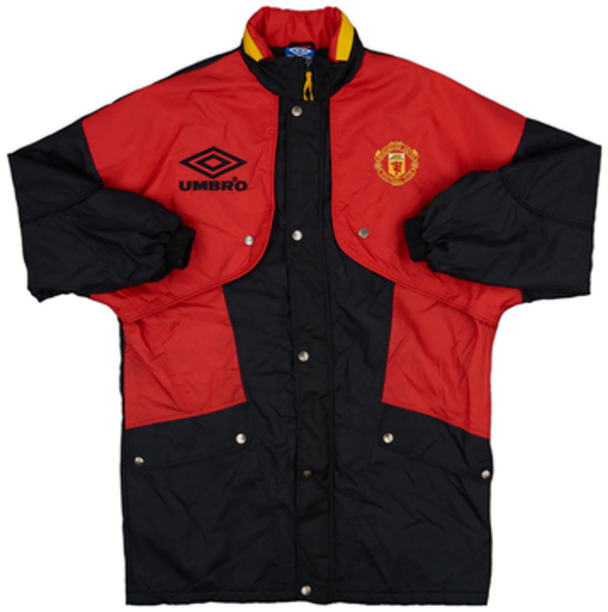 1994-95 Manchester United Umbro Padded Bench Coat - 9/10 - (L)