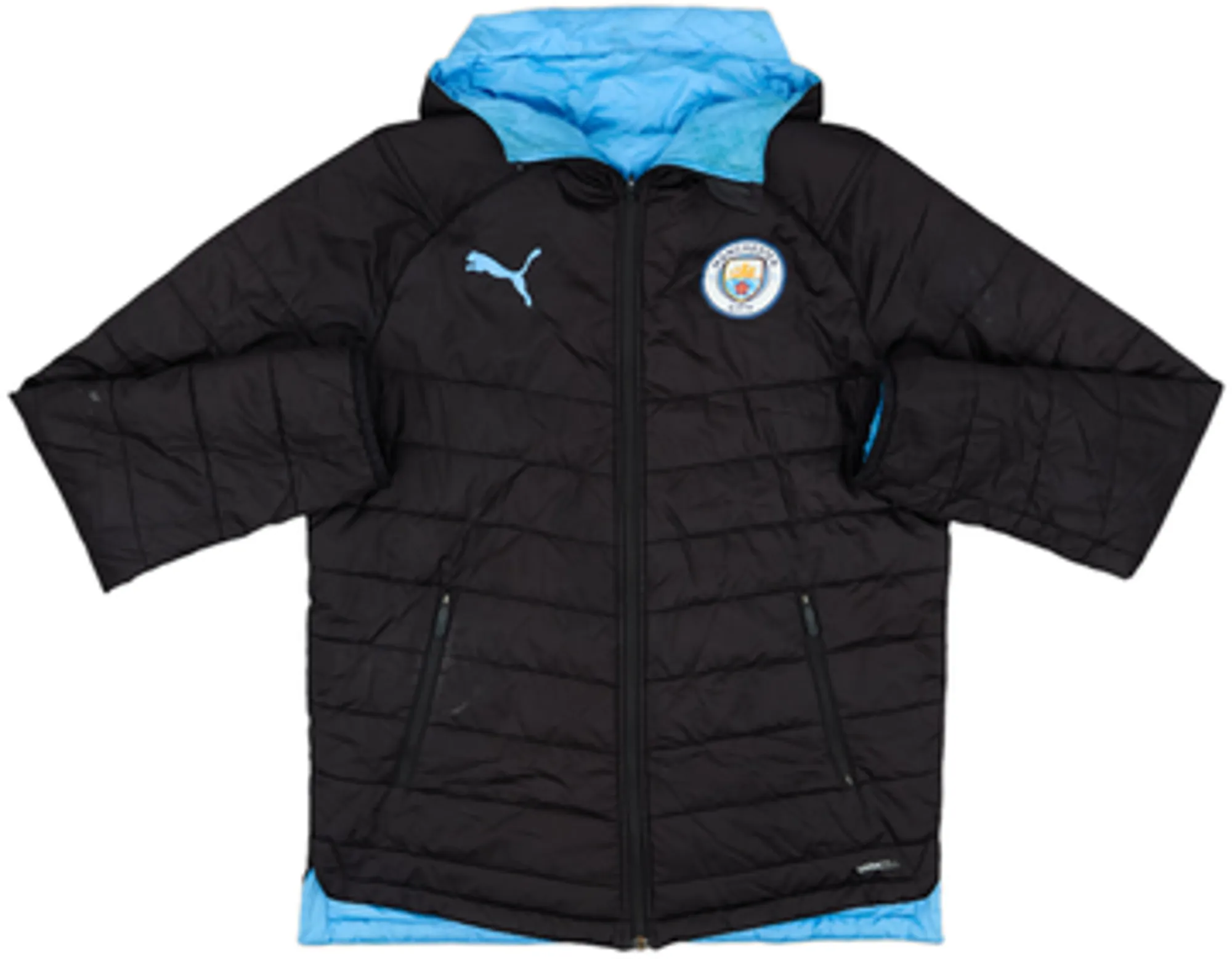 2019-20 Manchester City Puma Padded Bench Coat - 8/10 - (S)