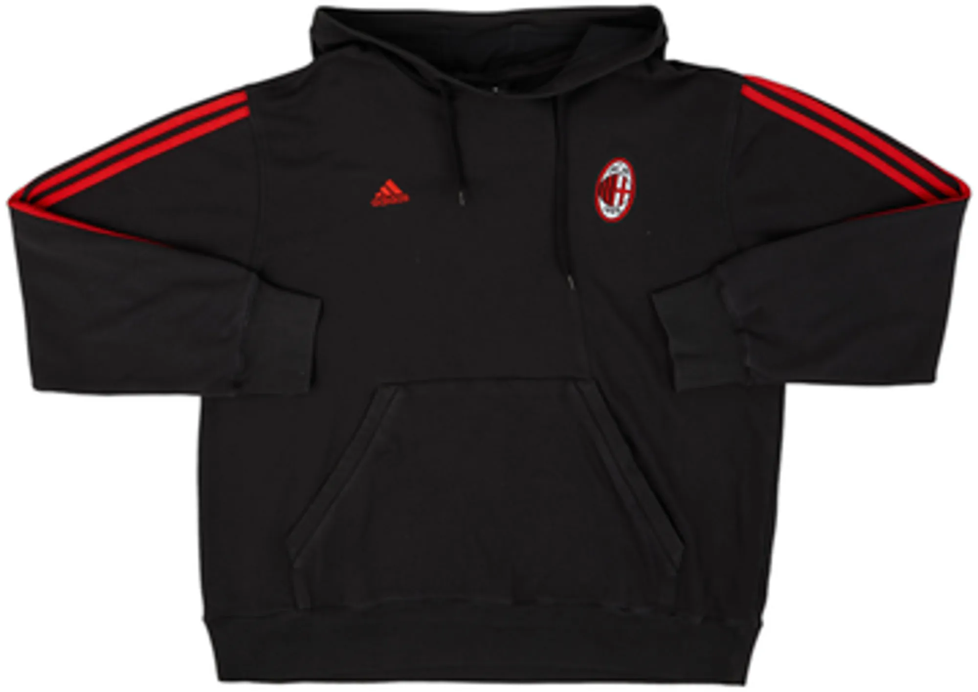 2008-09 AC Milan adidas Hooded Sweat Top - 4/10 - (XL)