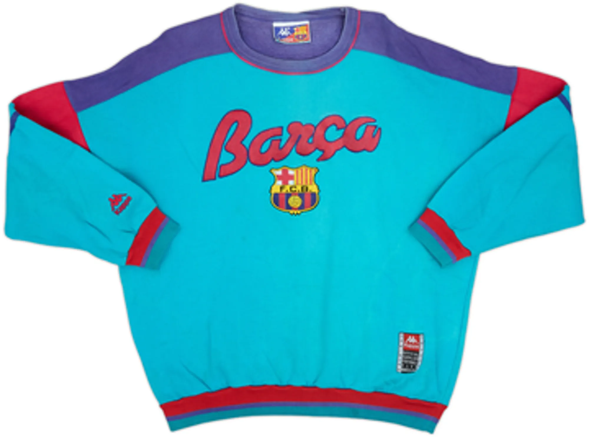1992-93 Barcelona Kappa Sweat Top - 7/10 - (M)