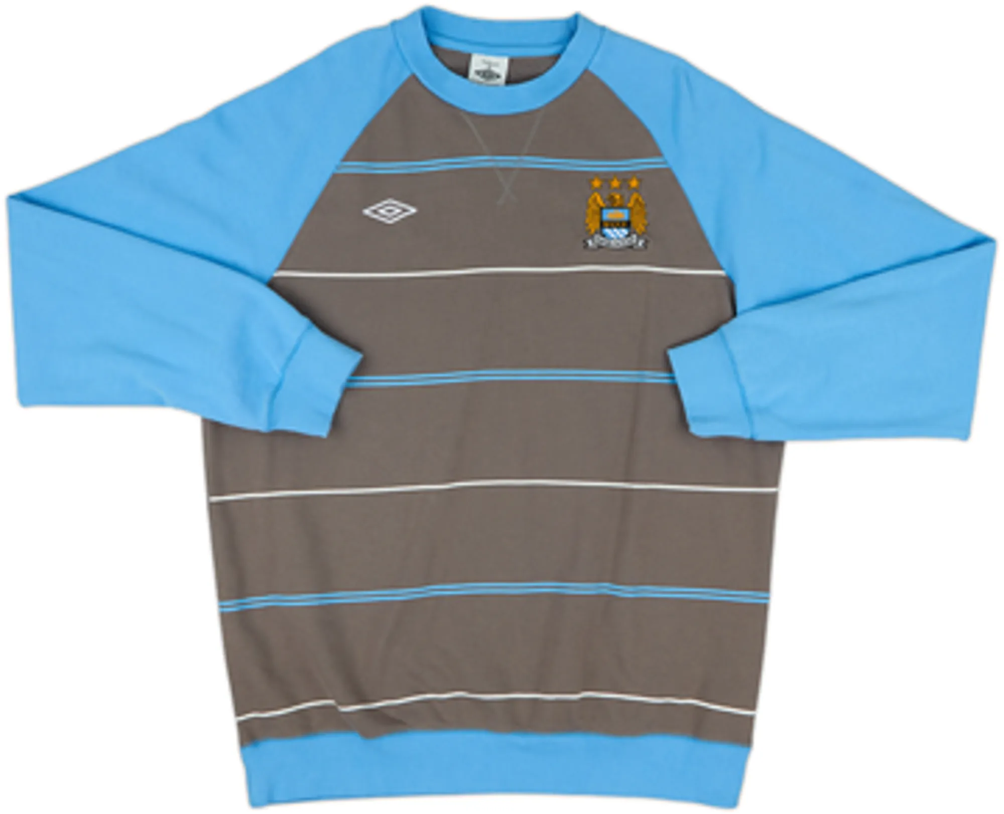 2009-10 Manchester City Umbro Sweat Top - 10/10 - (XL)
