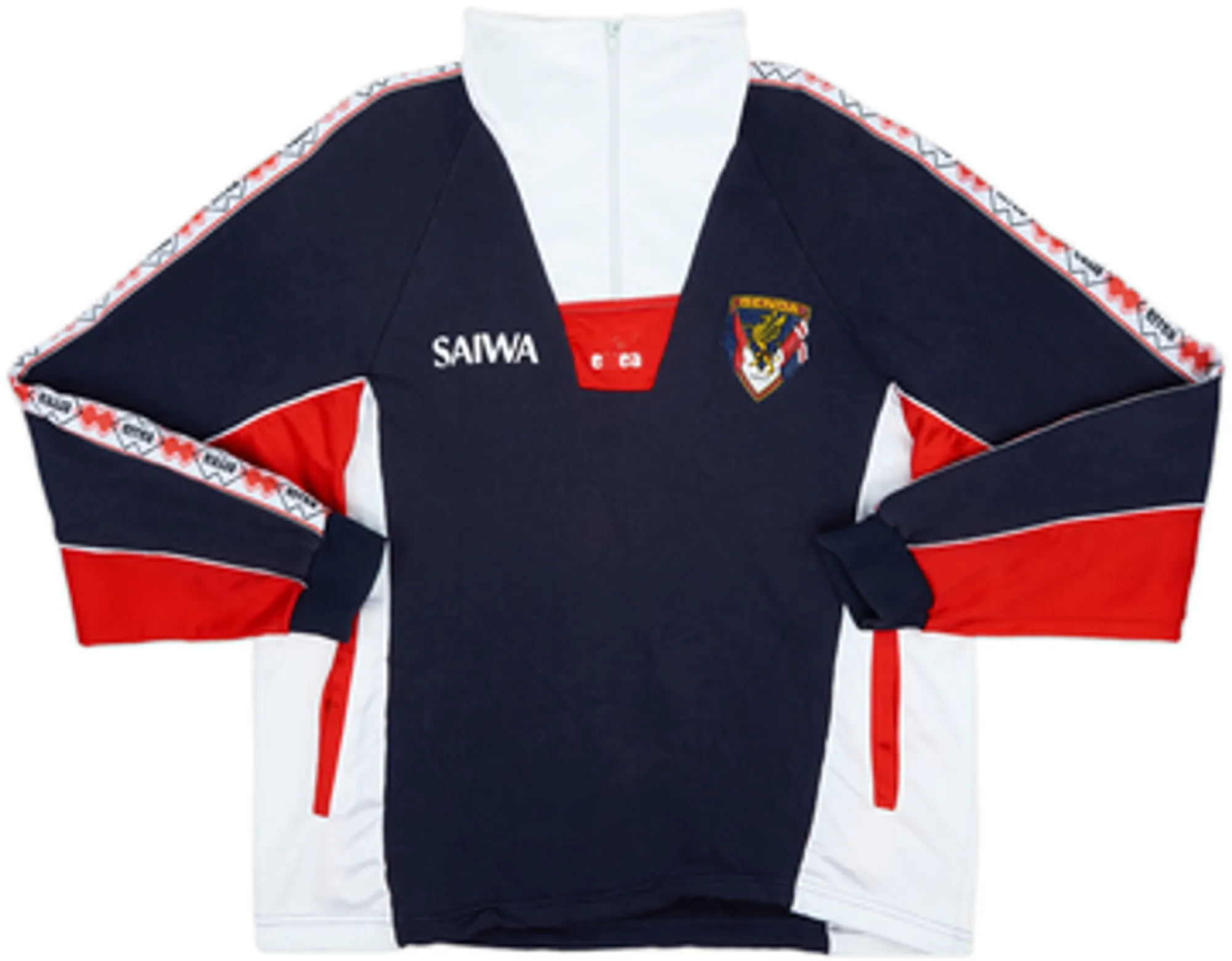 1992-94 Genoa Errea 1/4 Zip Sweat Top - 6/10 - (XL)