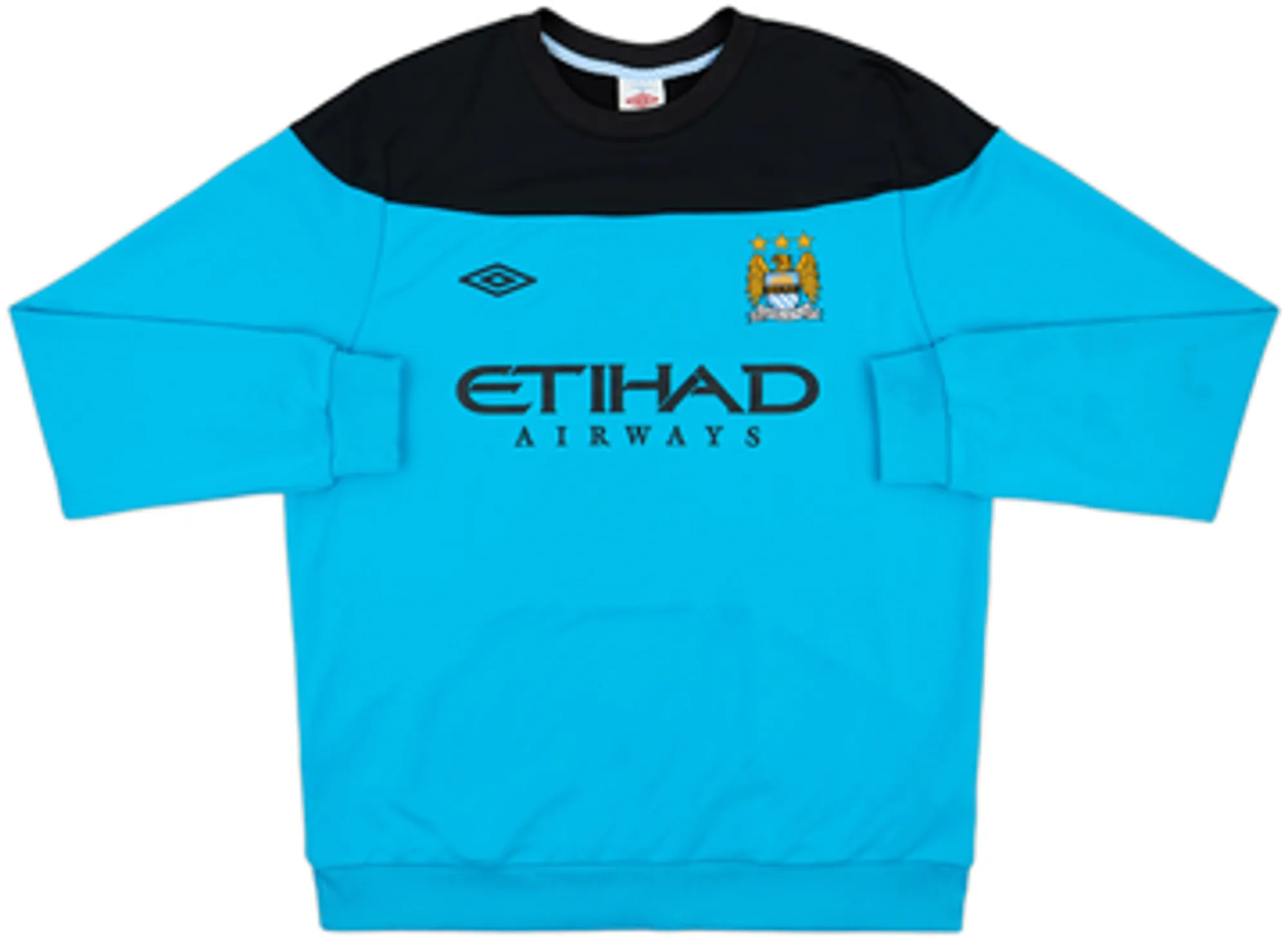 2010-11 Manchester City Umbro Sweat Top - 9/10 - (XL)