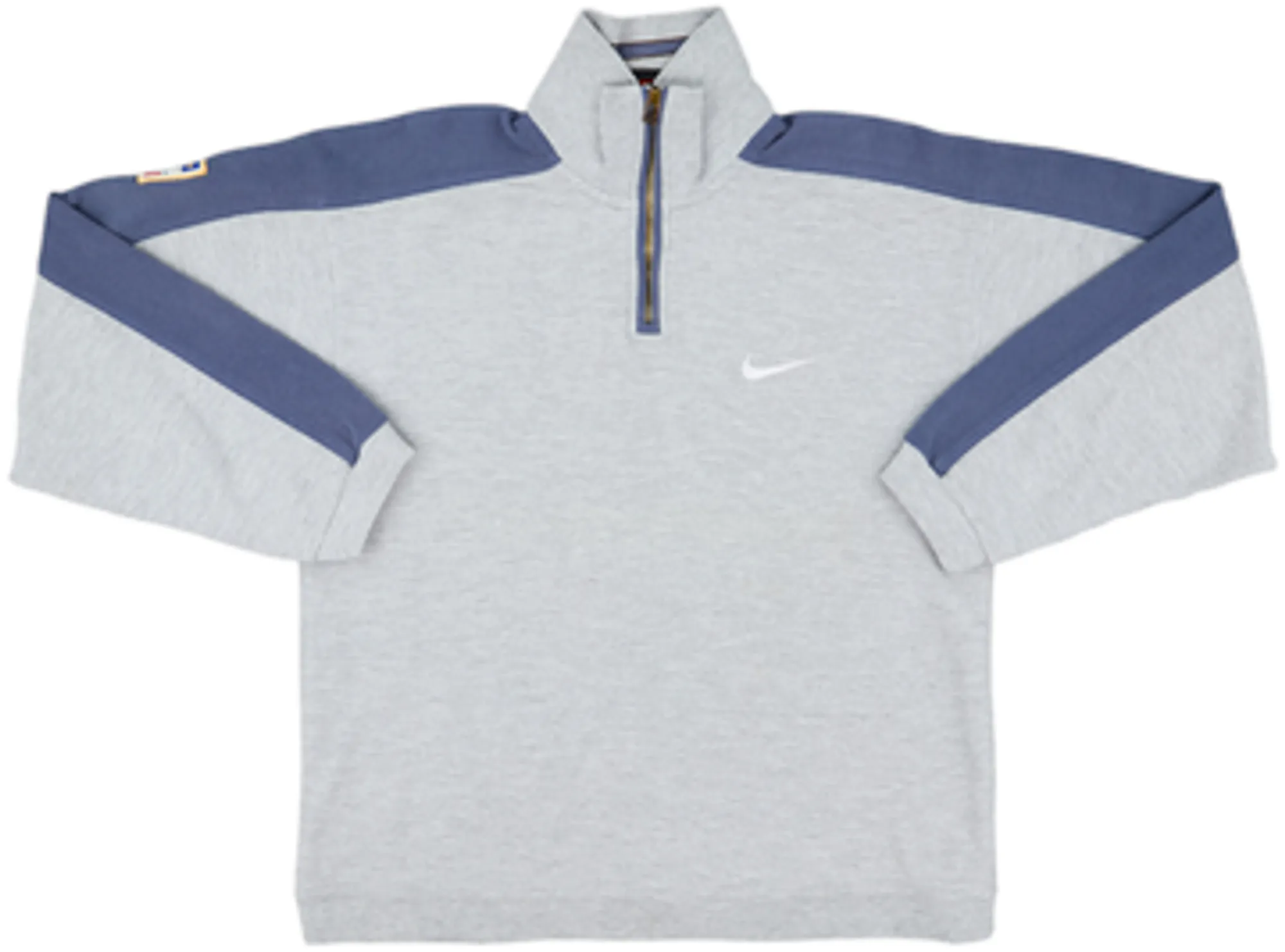 1996-97 Italy Nike 1/4 Zip Sweat Top - 9/10 - (S)