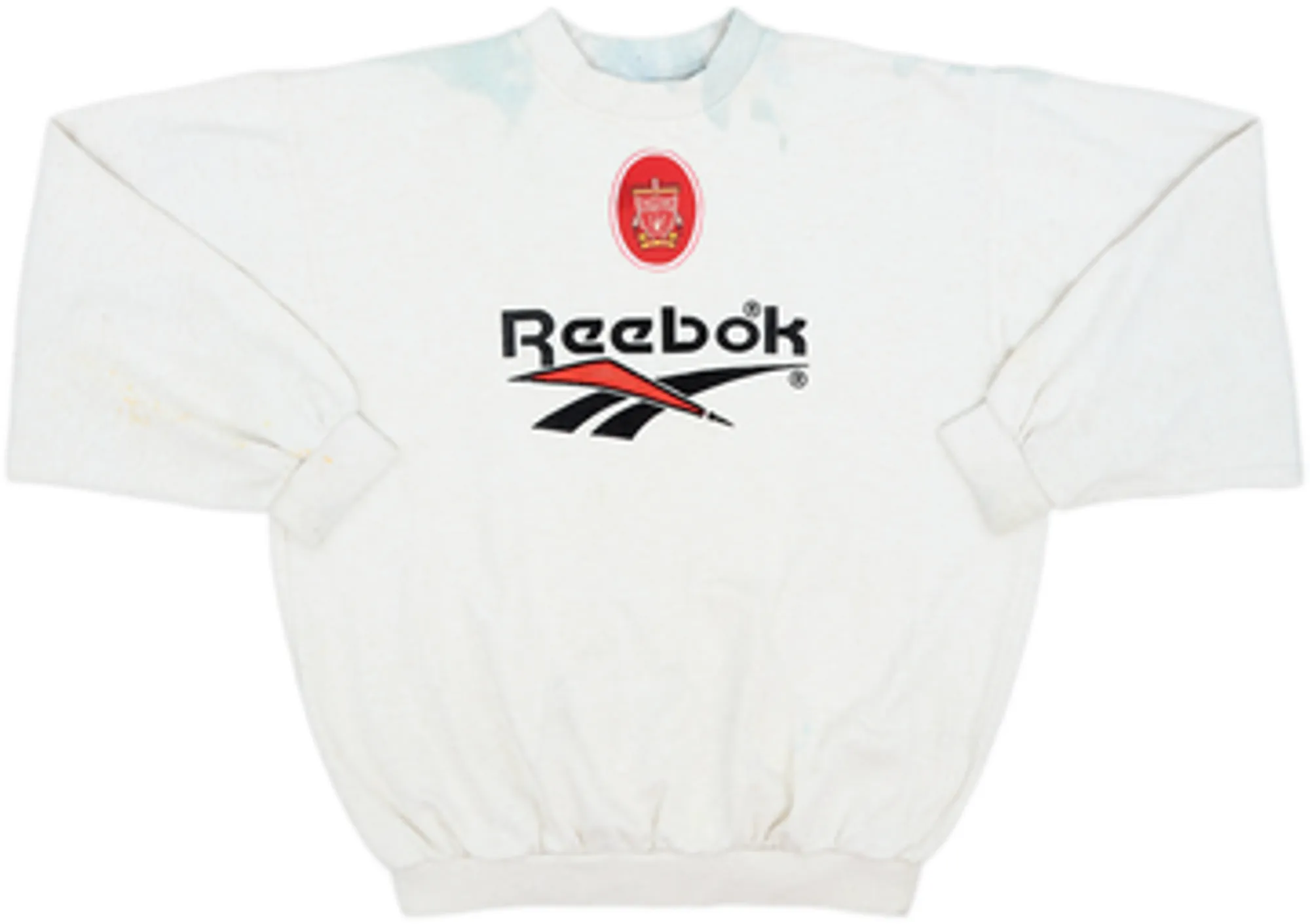 1996-98 Liverpool Reebok Sweat Top - 4/10 - (S)