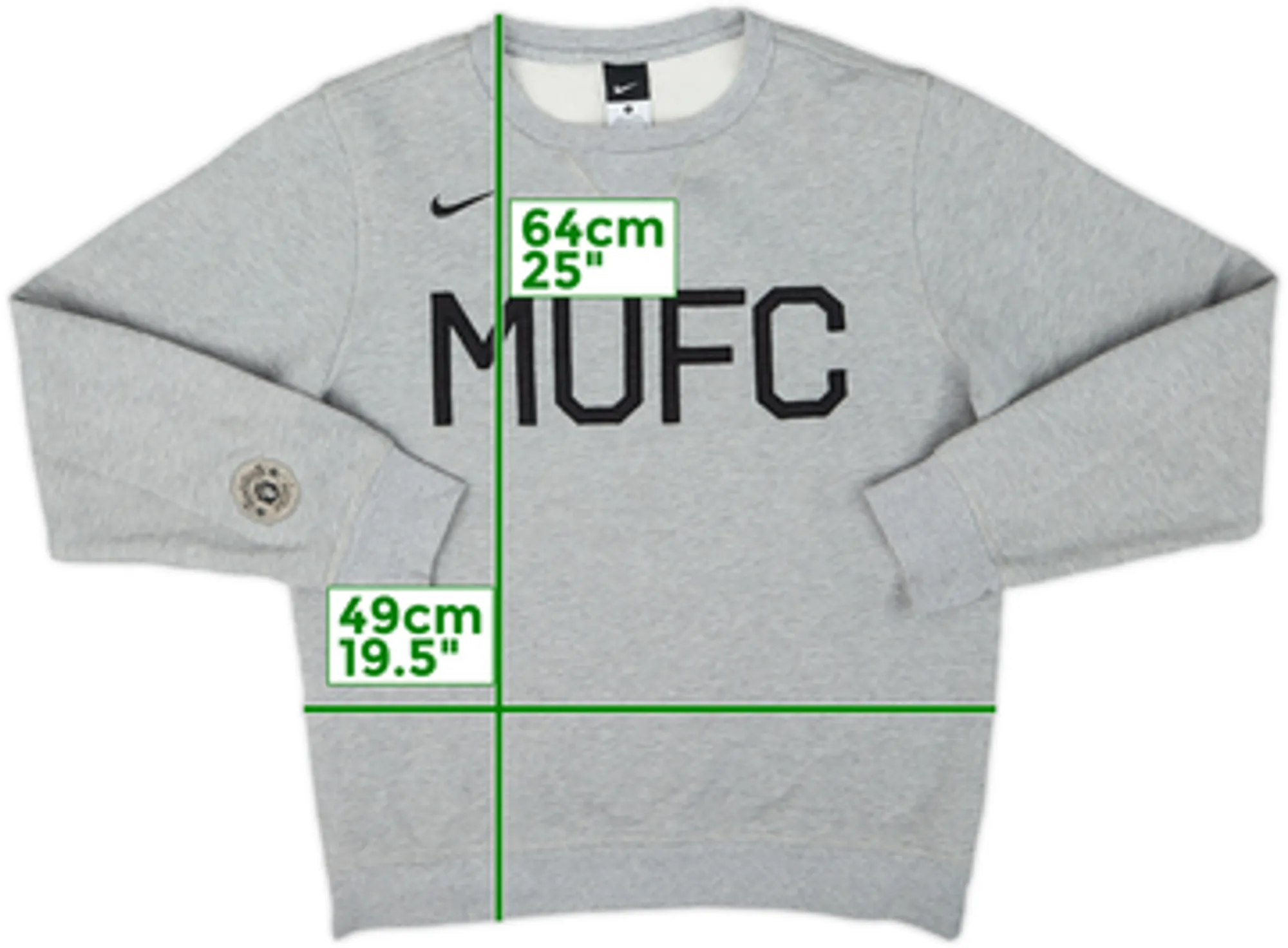2010-11 Manchester United Nike Sweat Top - 8/10 - (S)