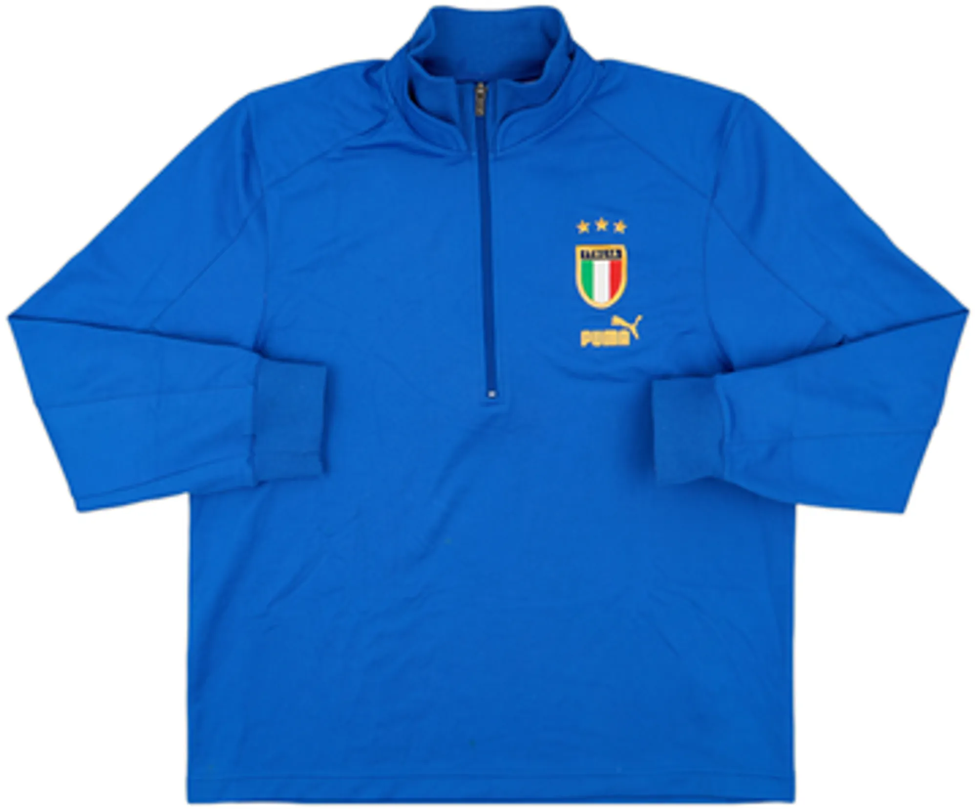 2004-05 Italy Puma 1/2 Zip Sweat Top - 7/10 - (XL)