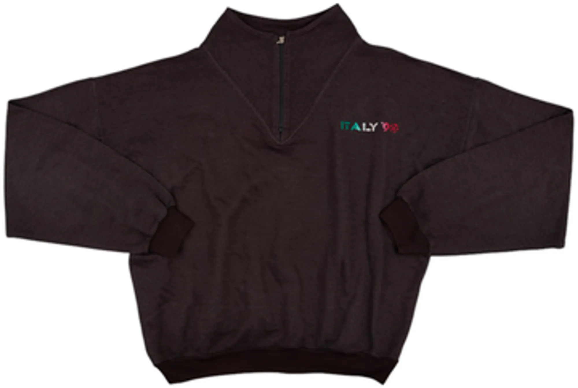 1990 Italy 90 1/4 Zip Sweat Top - 9/10 - (XL)