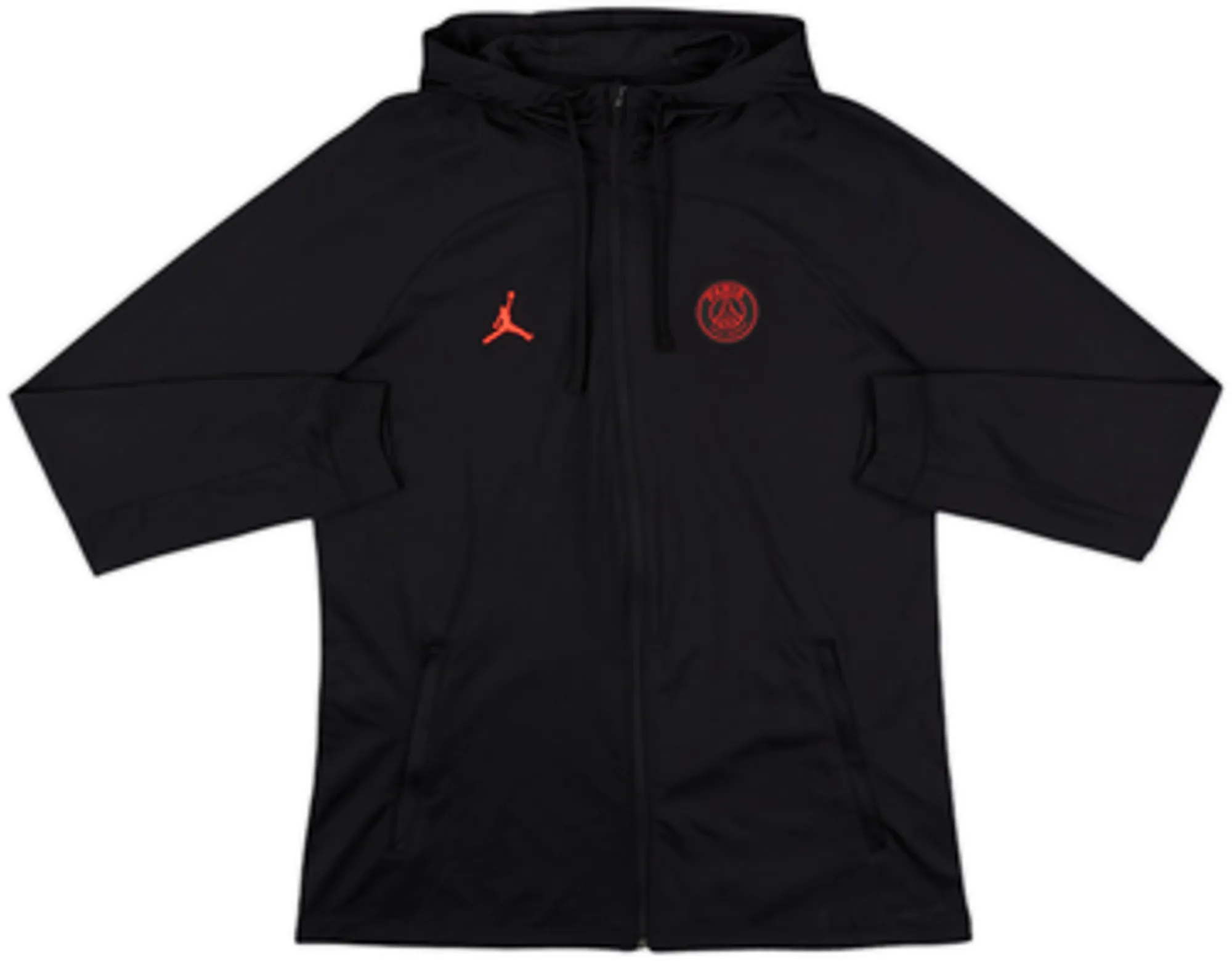 2022-23 Paris Saint-Germain Jordan Zipped Hooded Sweat Top - 9/10 - (L)