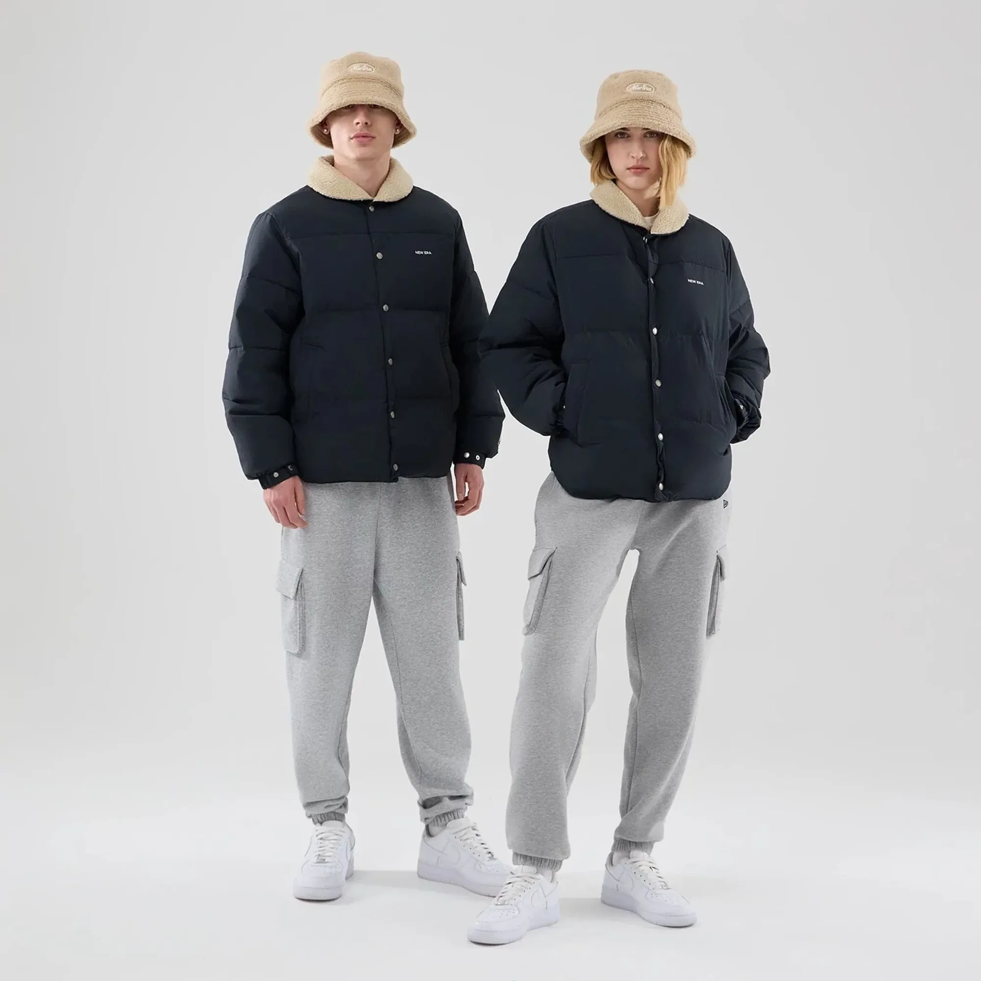 New Era Organic Boa Neck Navy Jacket adult unisex