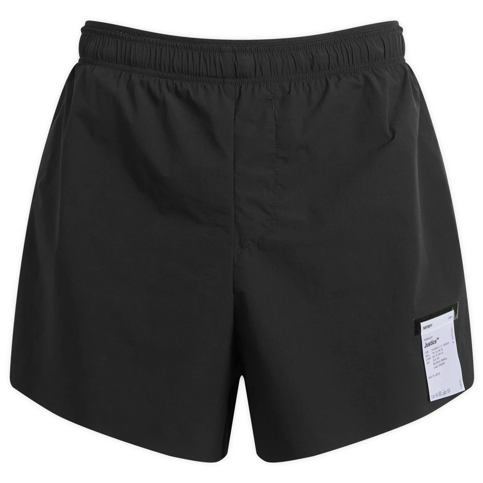 Satisfy Men's Justice Distance 2.5 Shorts Black