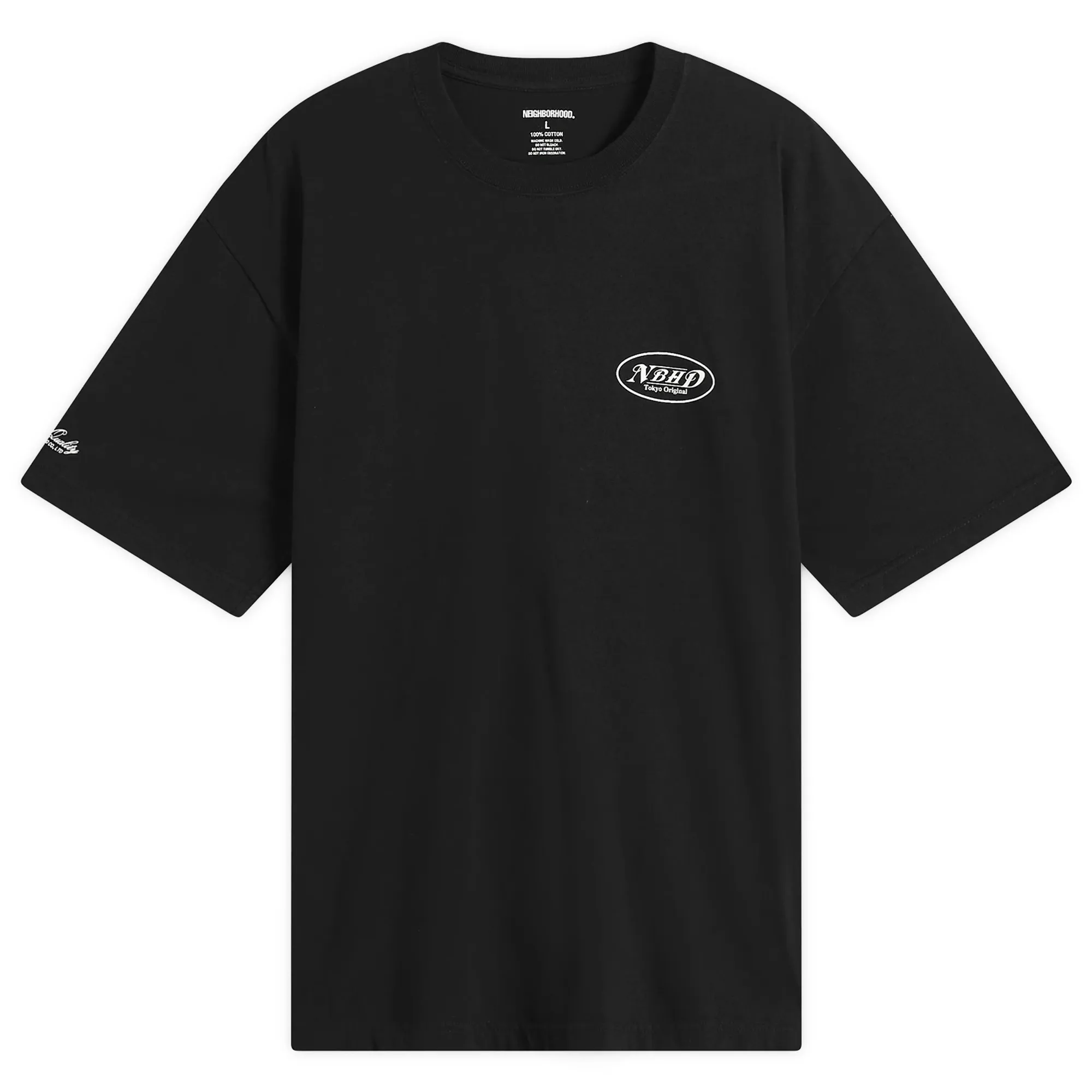 Neighborhood Men's SS-5 NBHD Logo T-Shirt Black
