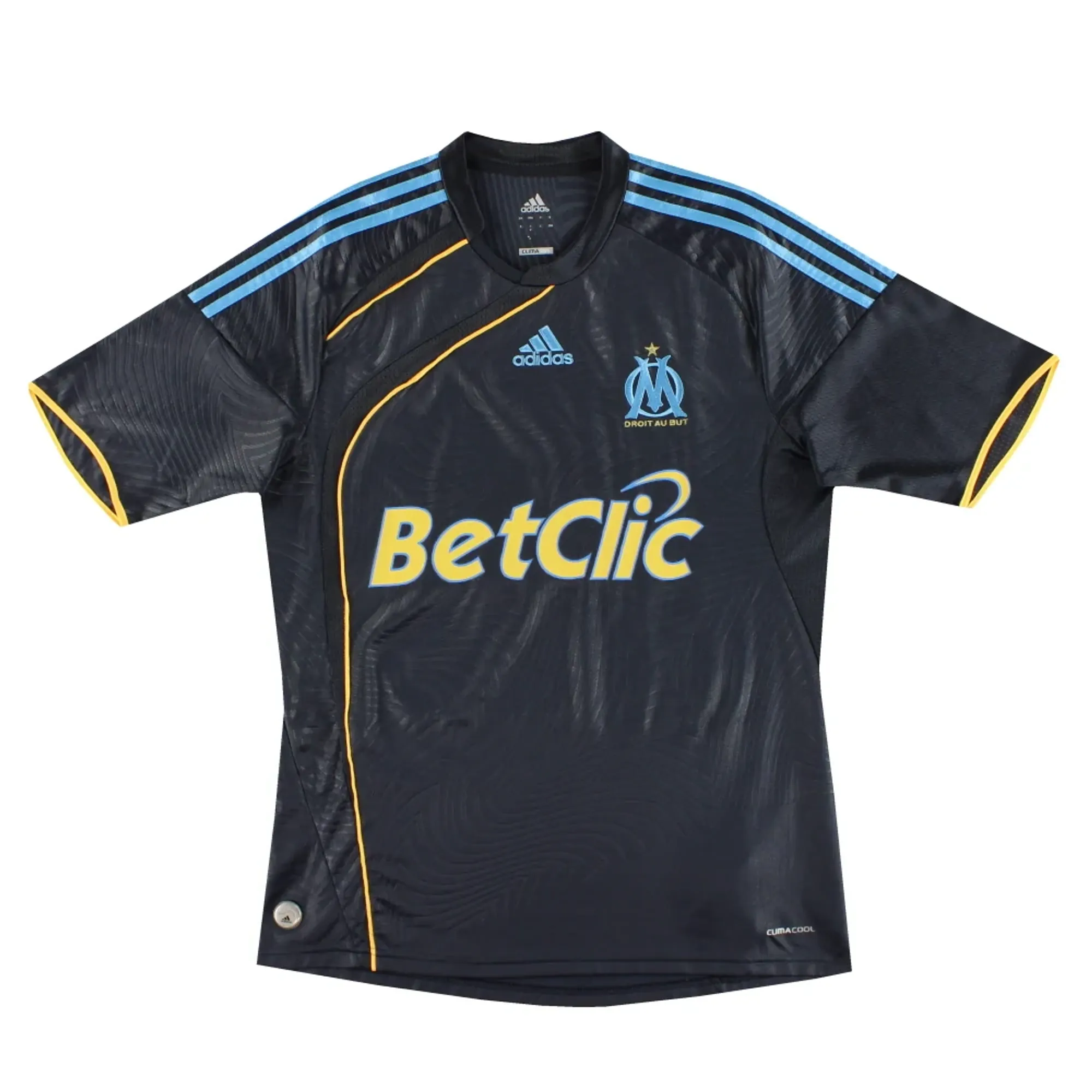 2009-10 Olympique adidas Marseille Third Shirt *Mint* M - Olympique Marseille / Mint 