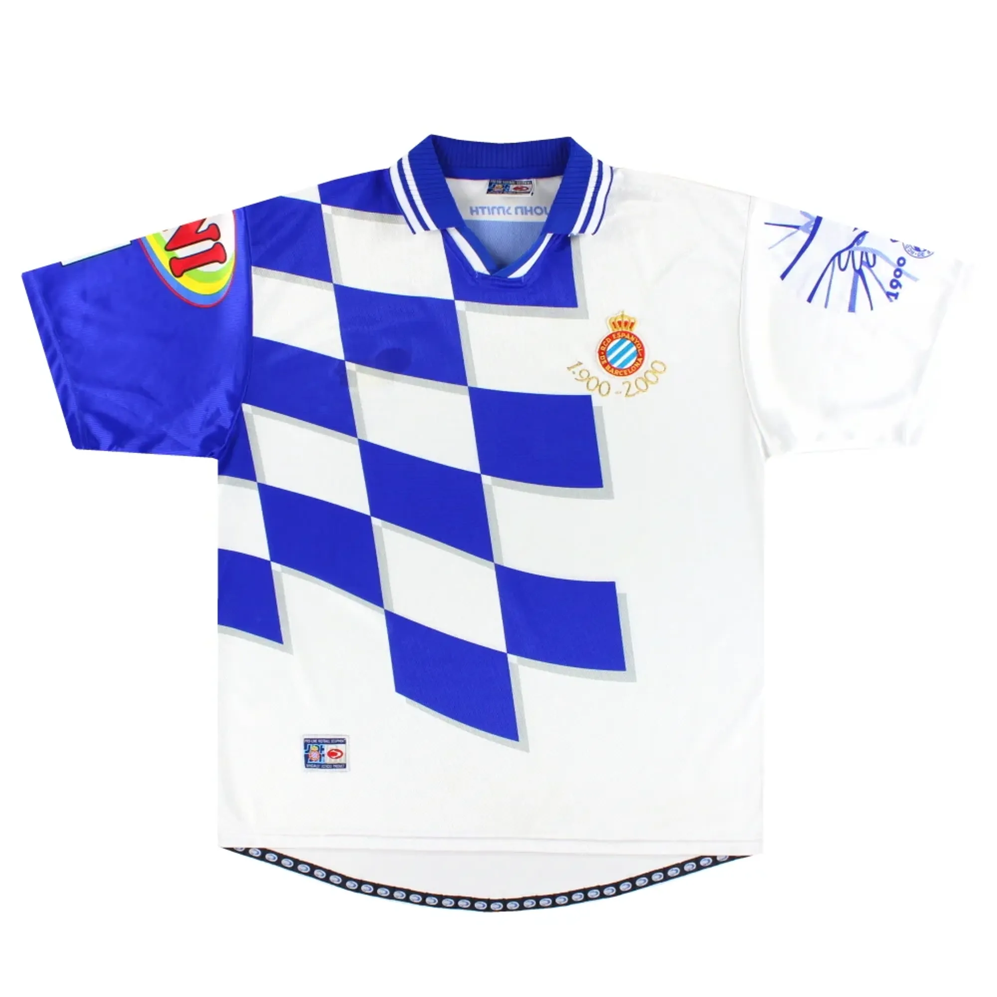 1999-00 Espanyol Centenary Home Shirt XL - Espanyol / Very Good