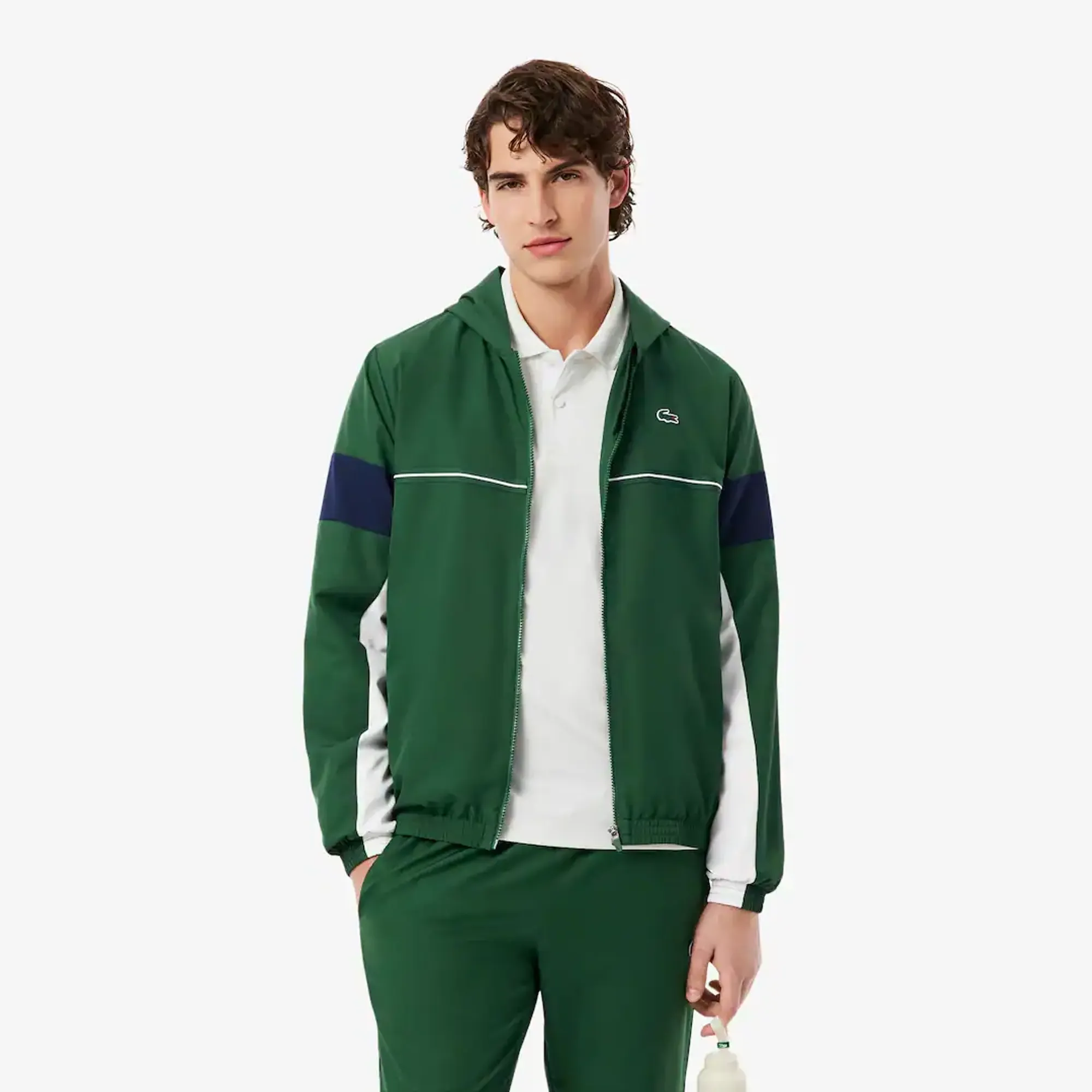 Lacoste Sport Colour-Block Track Jacket - Pine Green