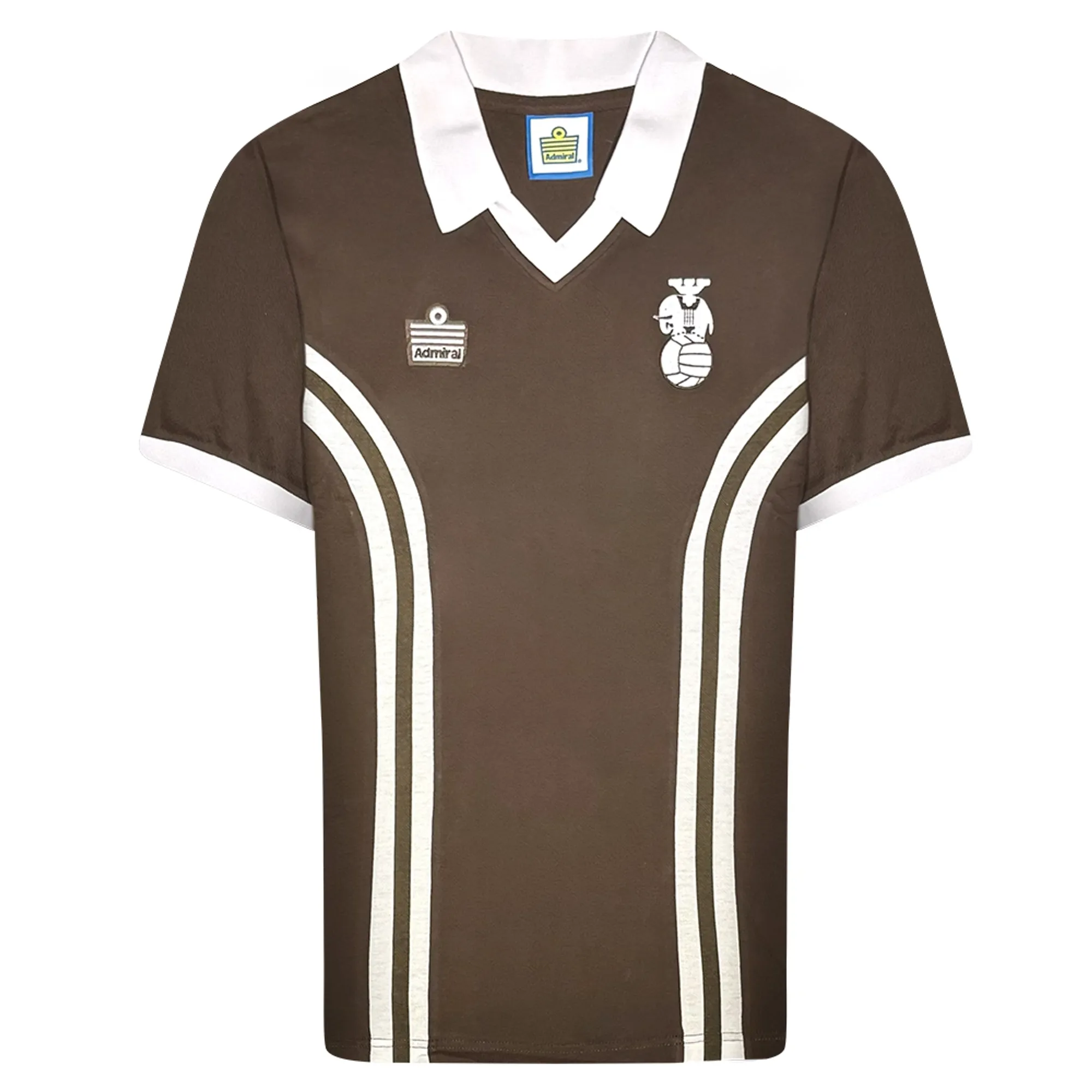 3Retro Coventry City 1978-81 Retro Away Shirt - Brown - Brown