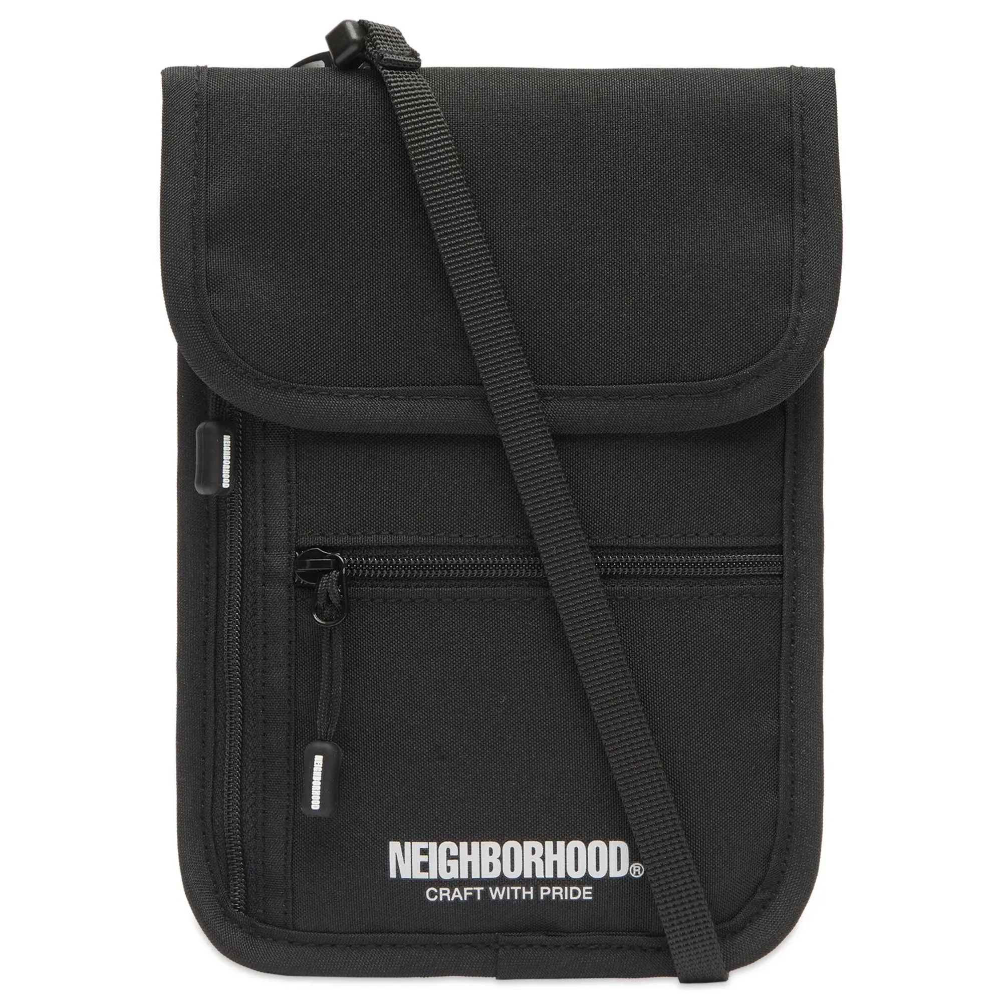 Neighborhood Men's Passport Case Black