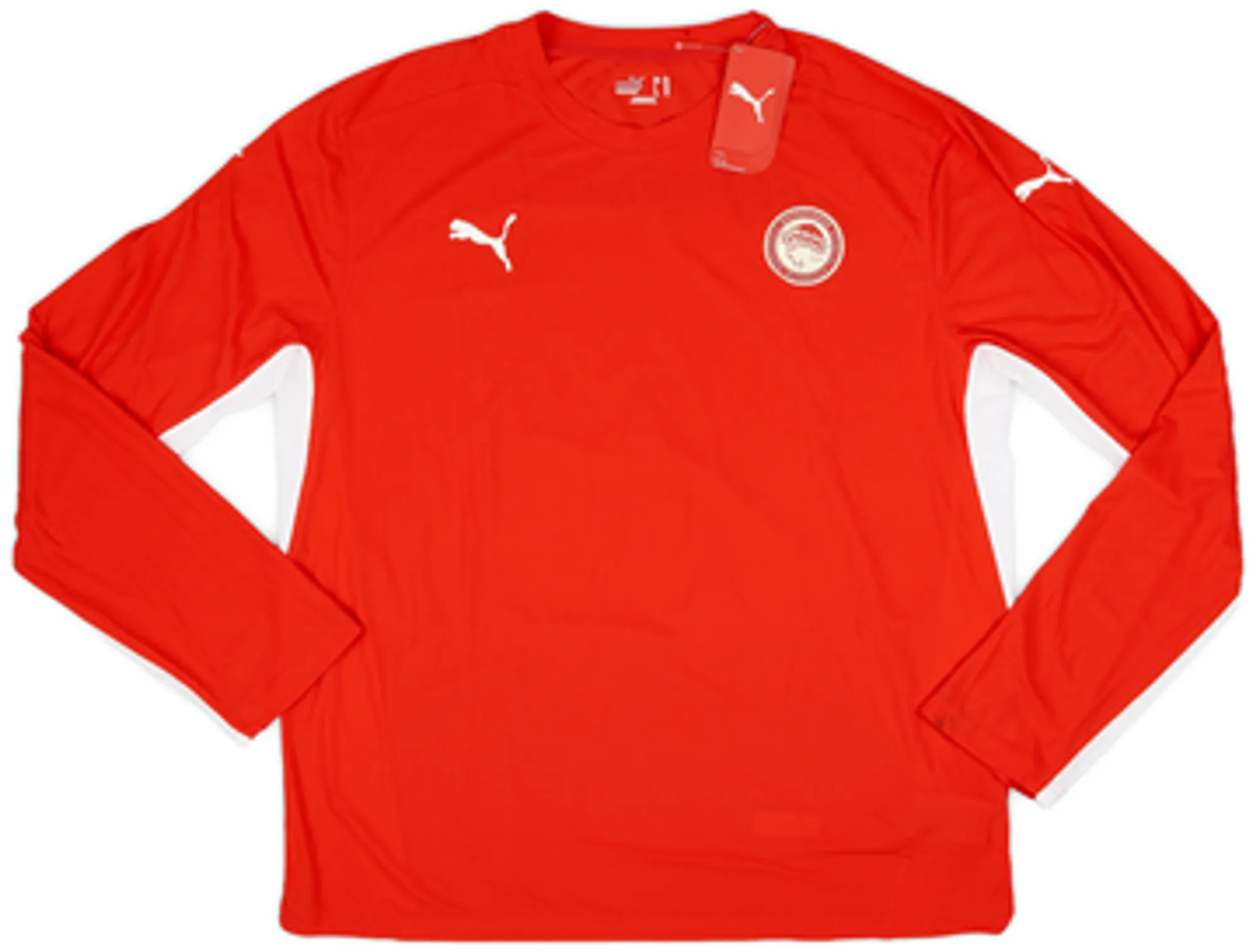 Puma Olympiacos Mens LS Home Shirt 2008/09