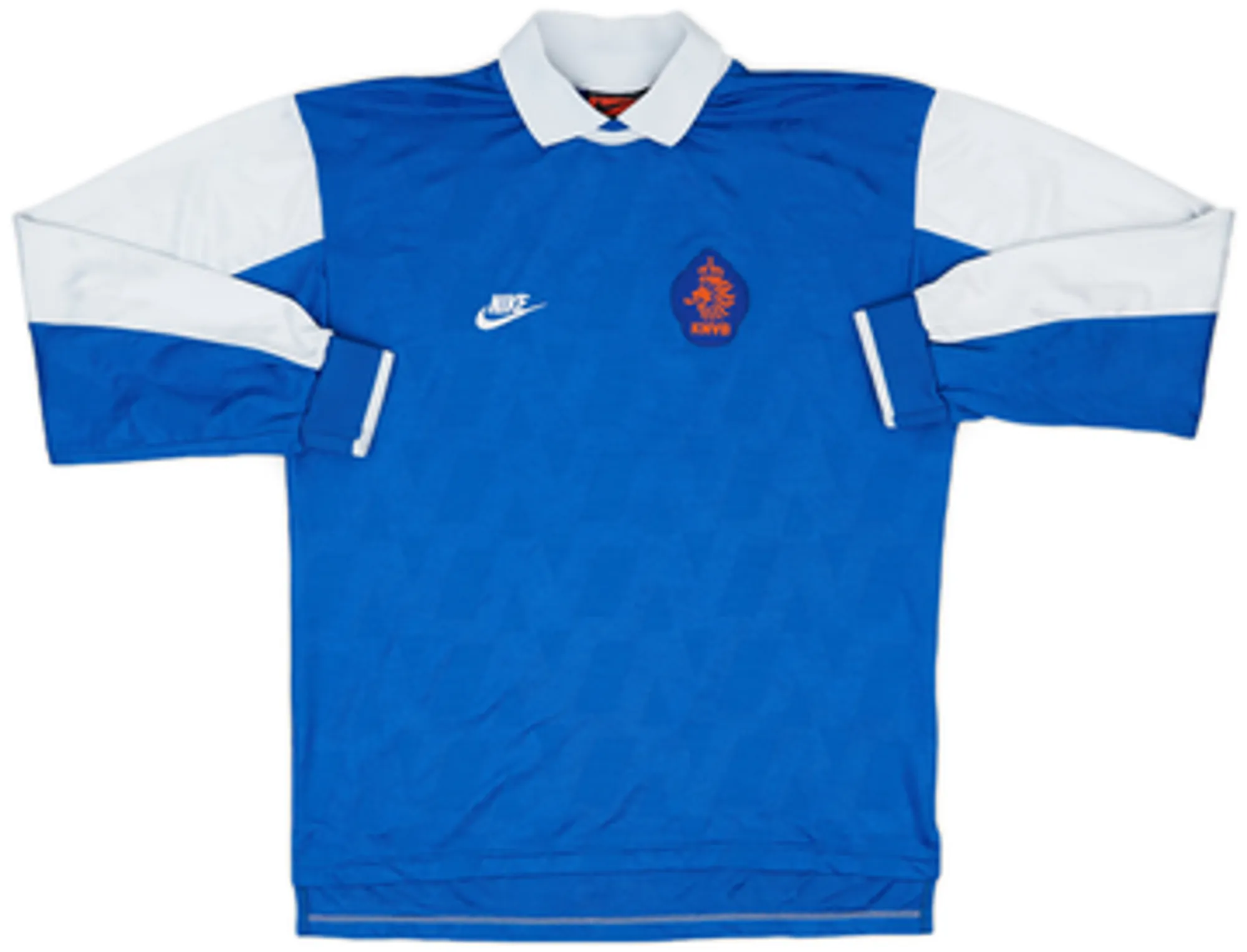 Nike Netherlands Mens LS Player Issue Home Shirt 1997