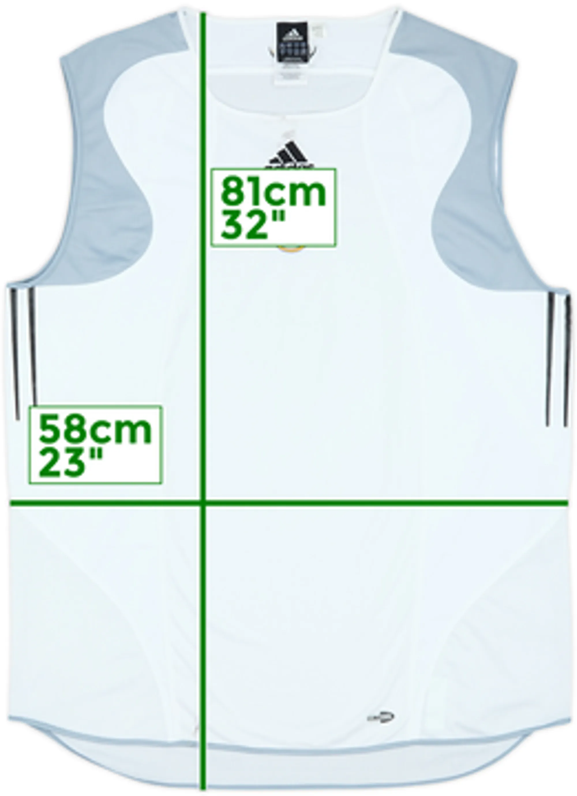 2004-05 Real Madrid adidas Training Vest - 6/10 - (XXL)