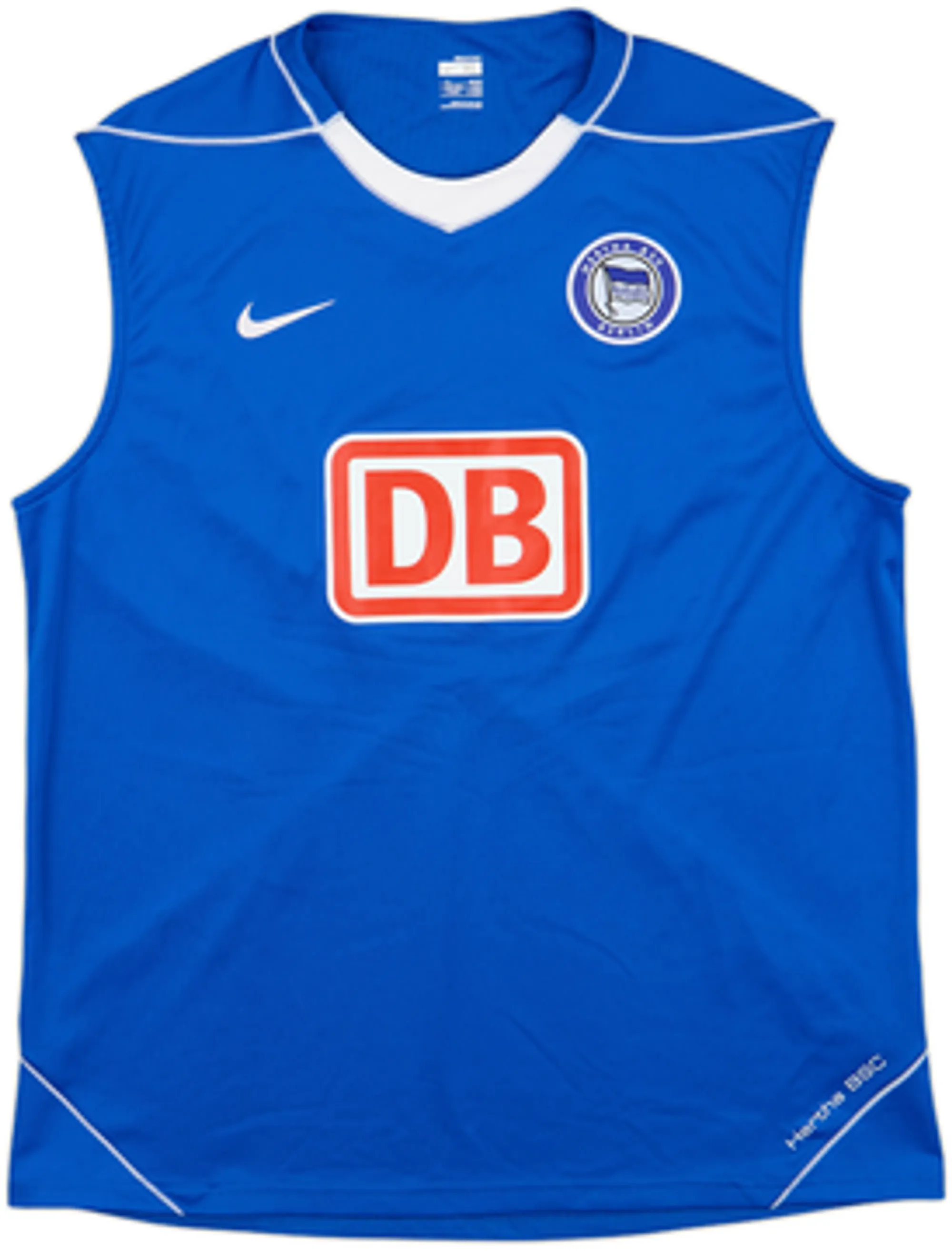 2007-08 Hertha Berlin Nike Training Vest - 8/10 - (XL)