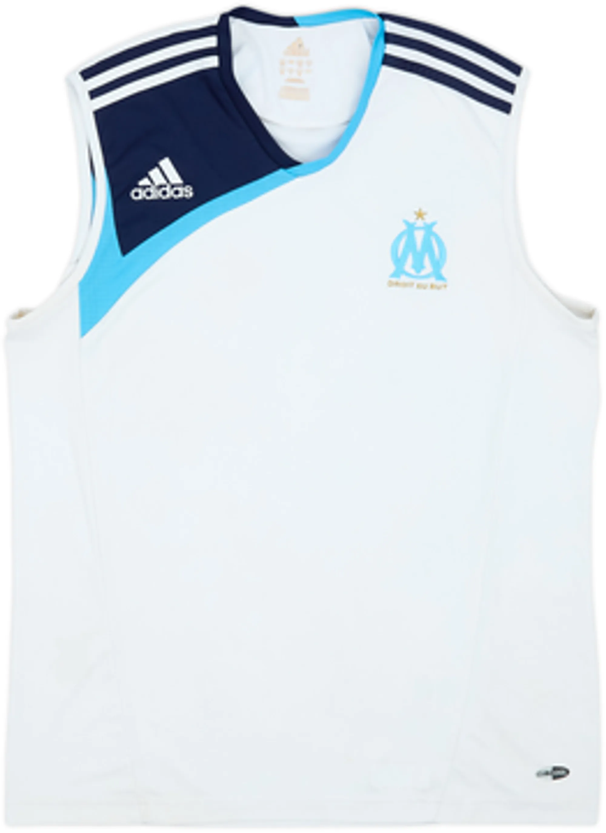 2007-08 Olympique Marseille adidas Training Vest - 7/10 - (L)