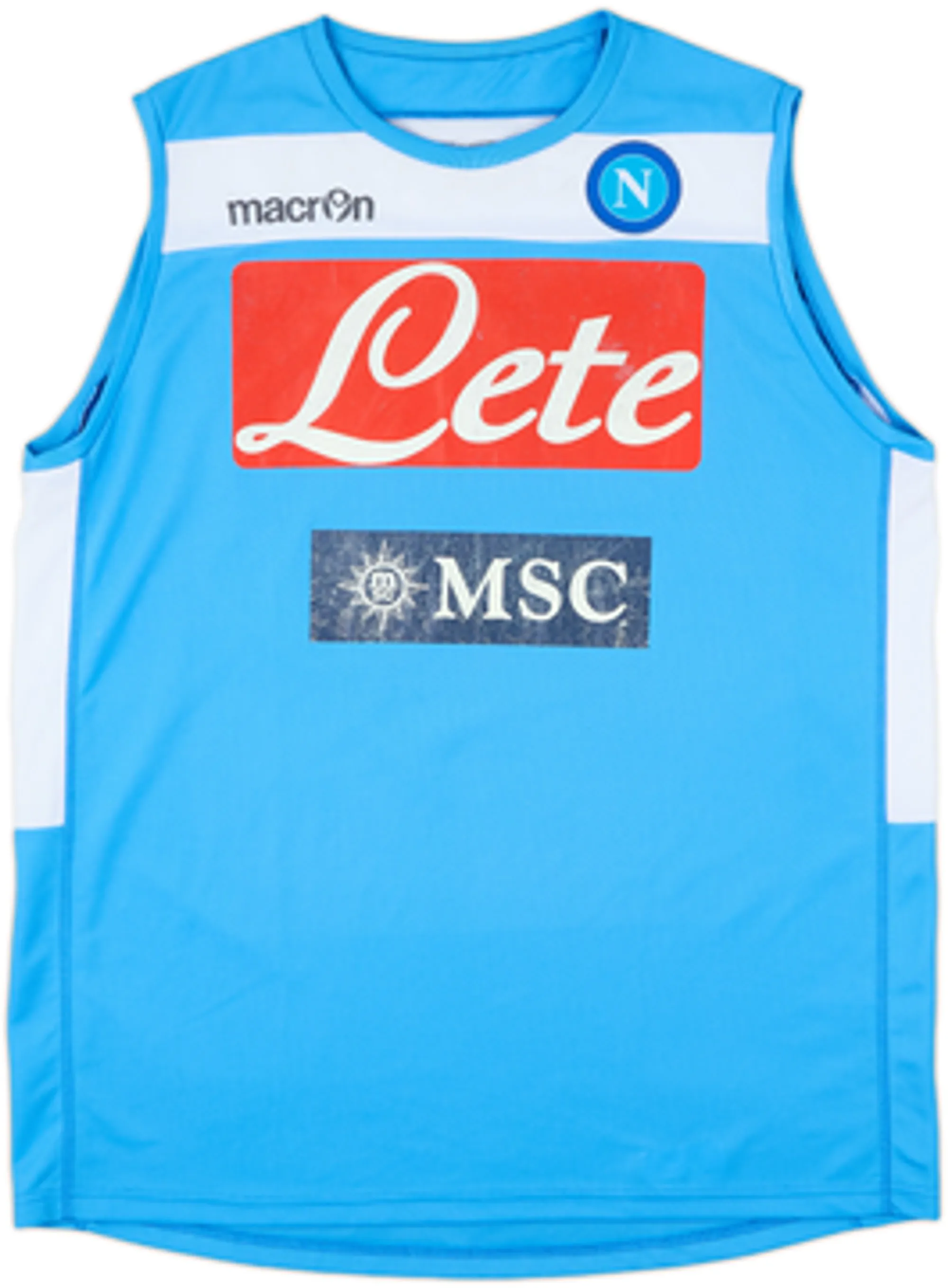 2014-15 Napoli Macron Training Vest - 5/10 - (XL)