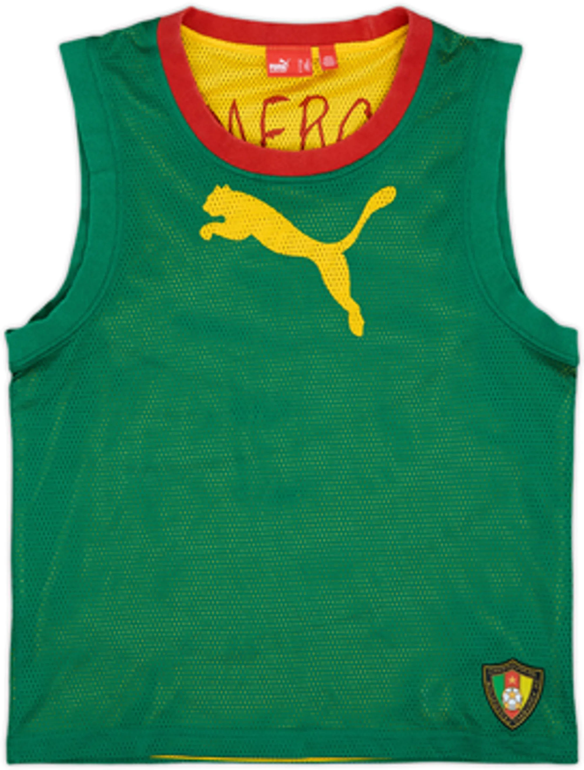 2010s Cameroon Puma Reversible Training Vest - 8/10 - (M)