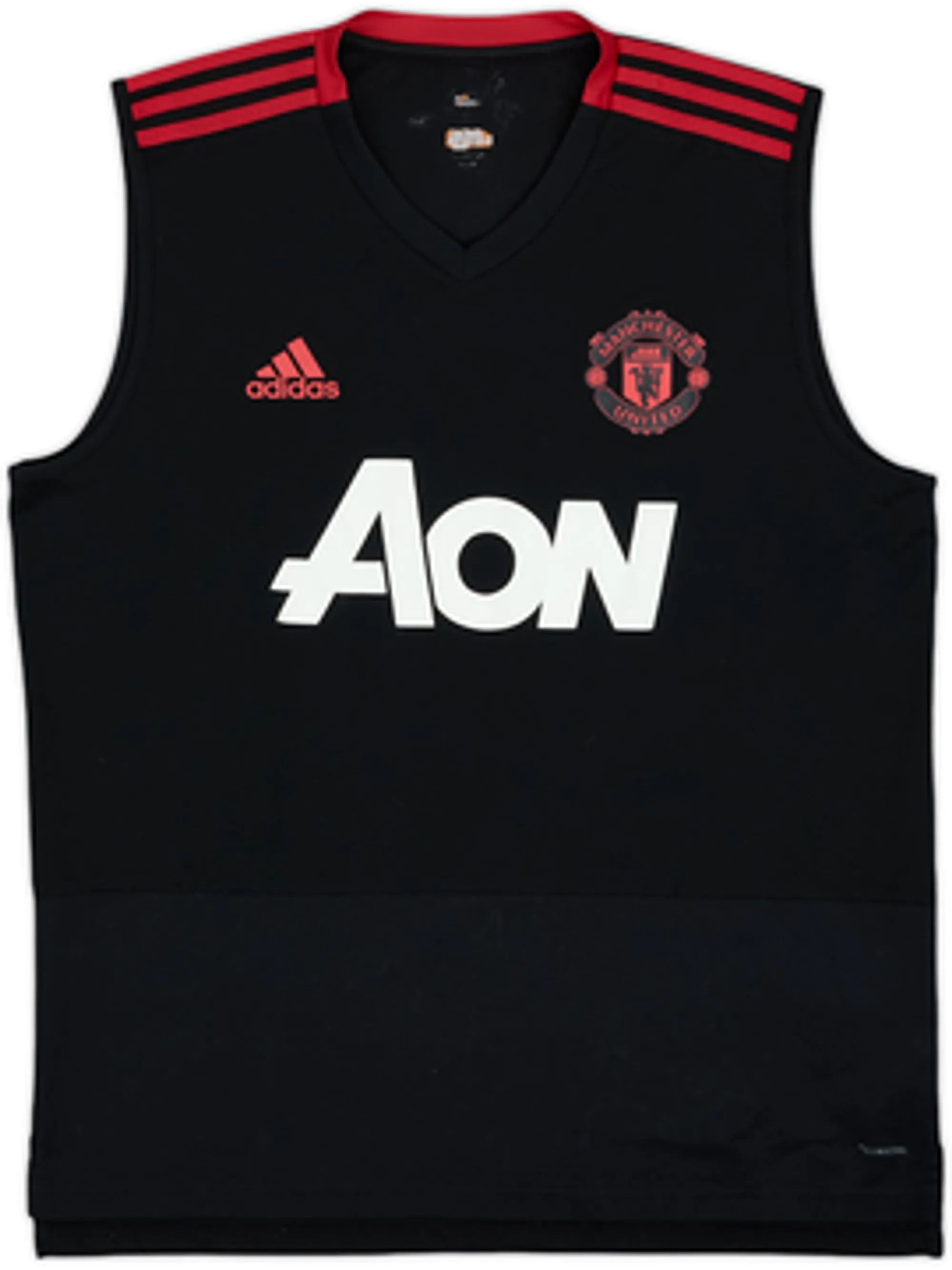 2018-19 Manchester United adidas Training Vest - 8/10 - (L)