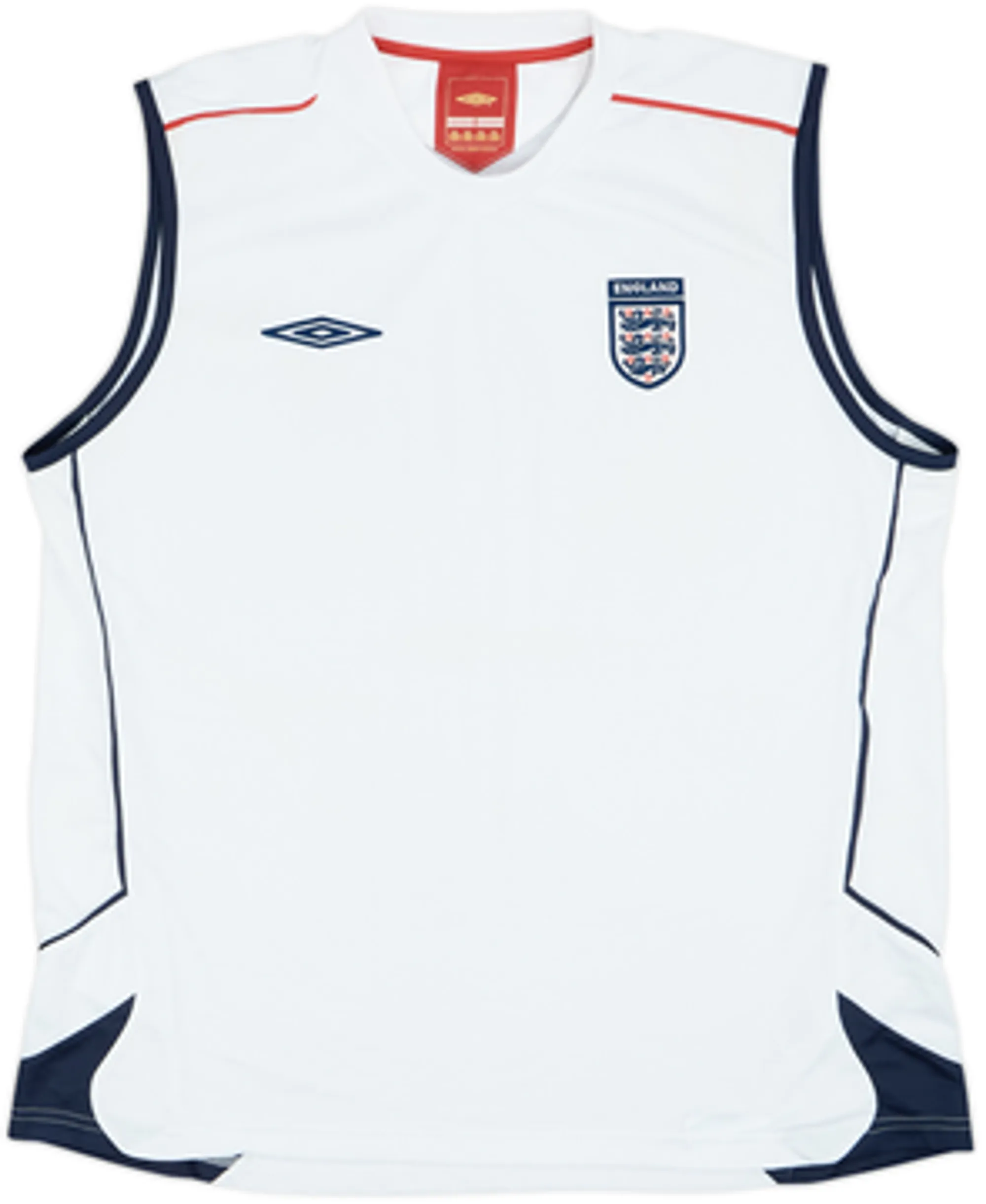 2006-08 England Umbro Training Vest - 8/10 - (XXL)