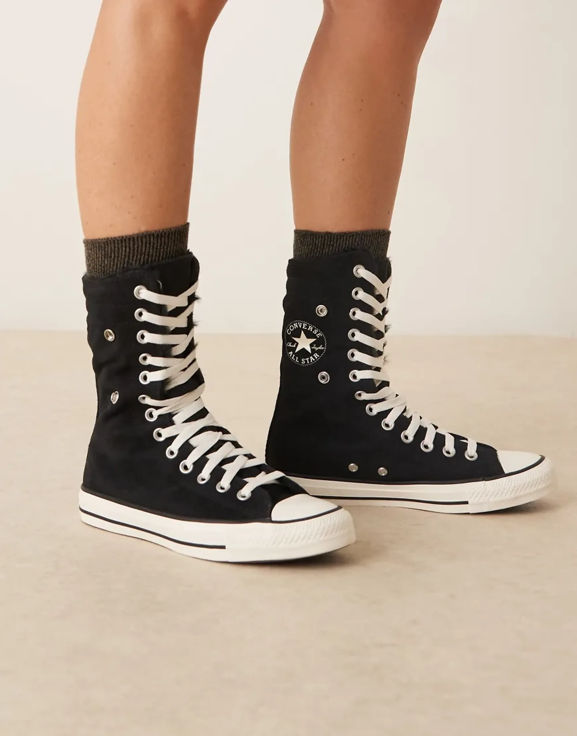 Converse Chuck Taylor All Star Fold Over In Black
