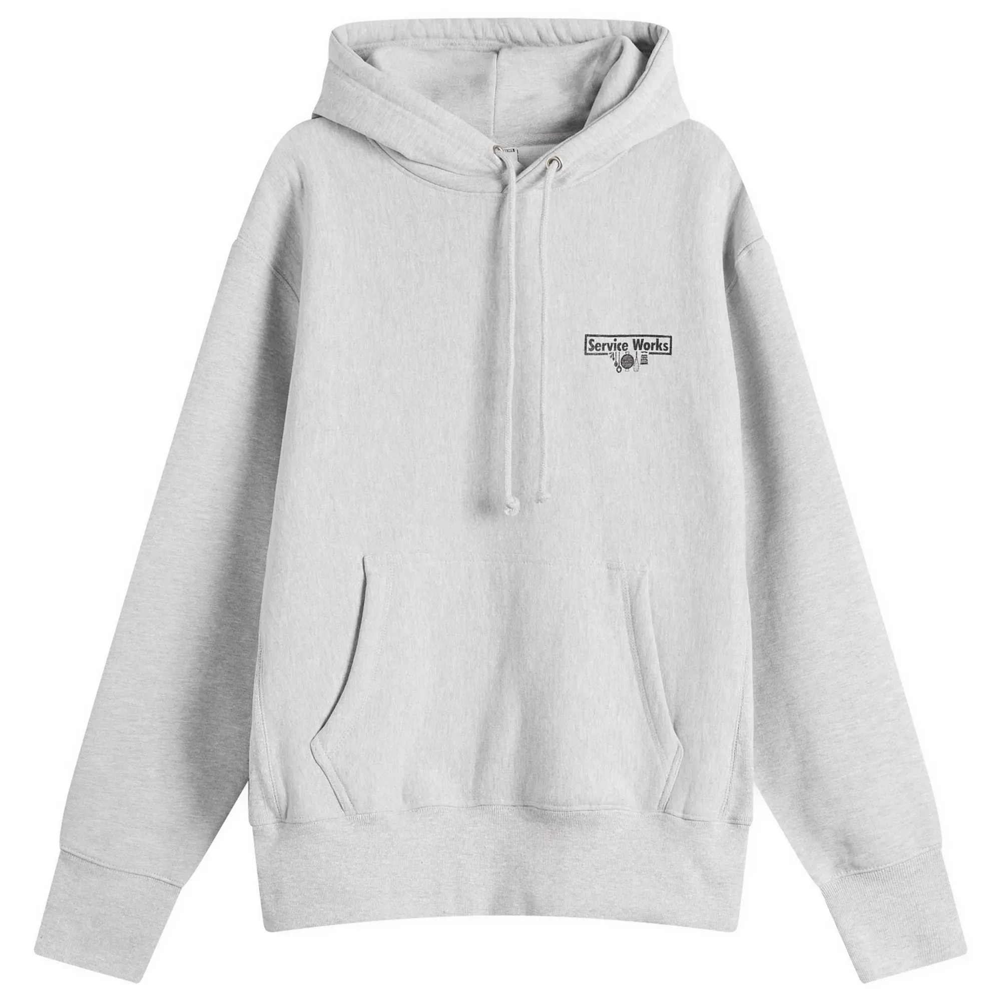 Service Works Men's Trademark Hoodie Heather Grey