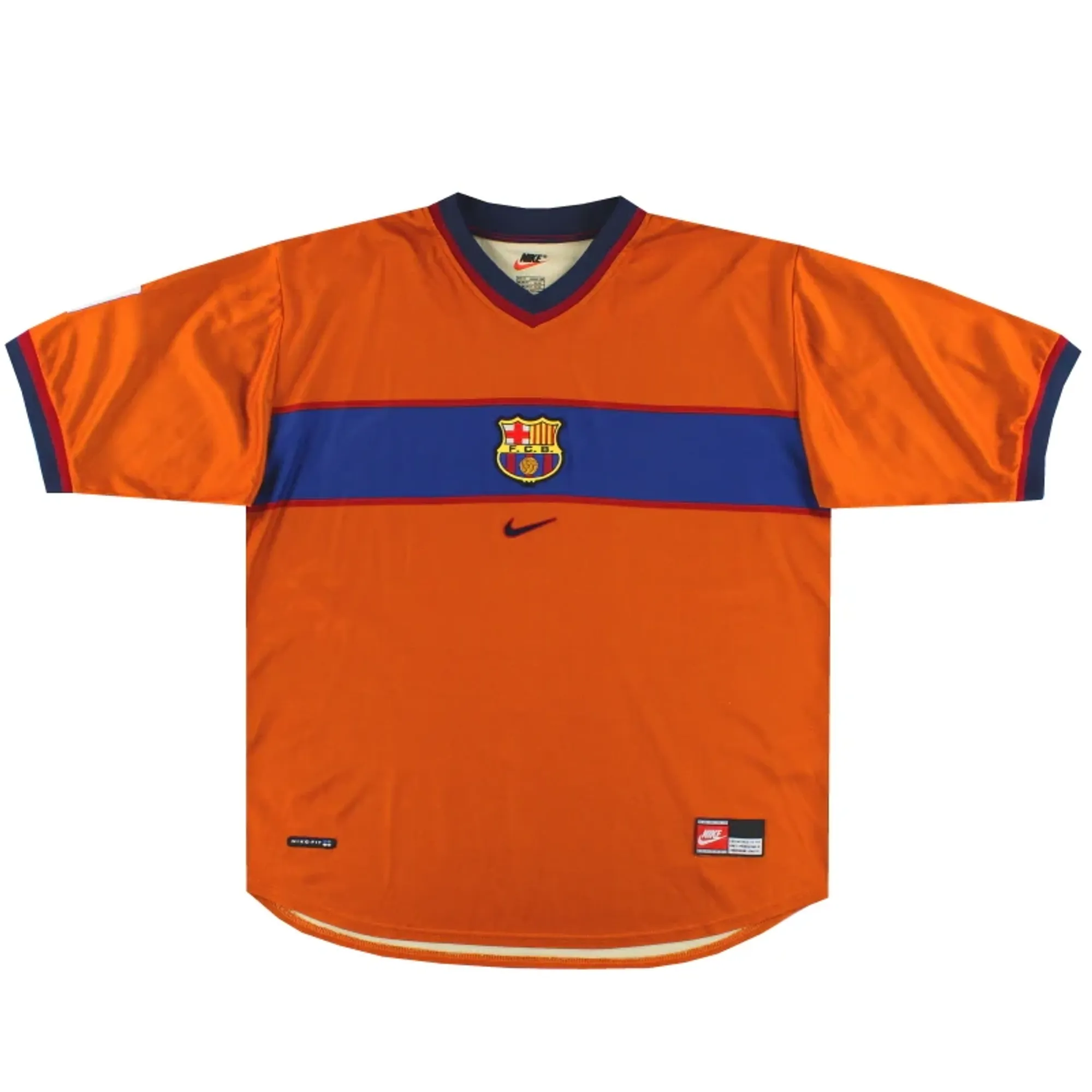 1998-00 Barcelona Nike Third Shirt L - Barcelona / Excellent 