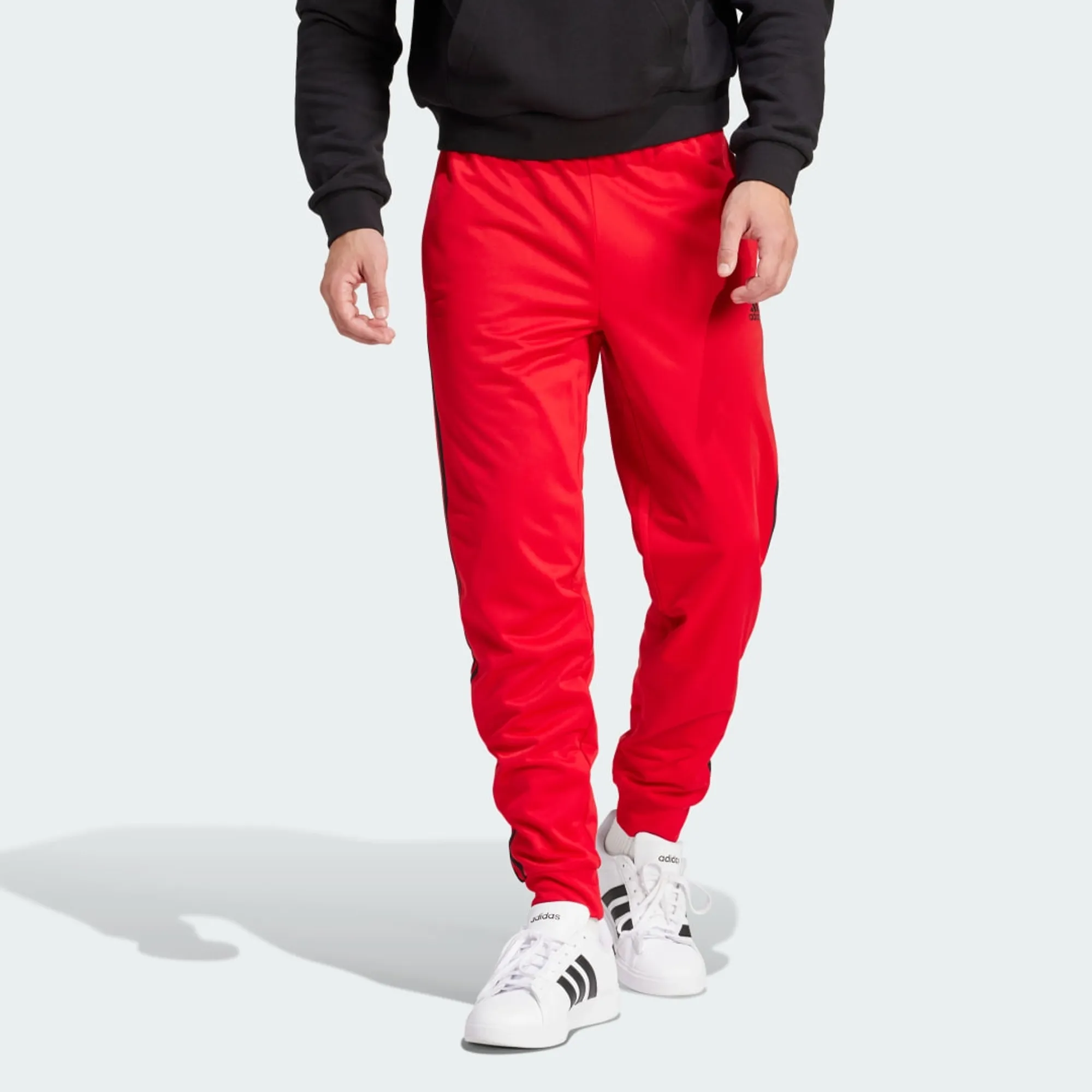 adidas Essentials Warm-Up Tapered 3-Stripes Track Tracksuit Bottoms