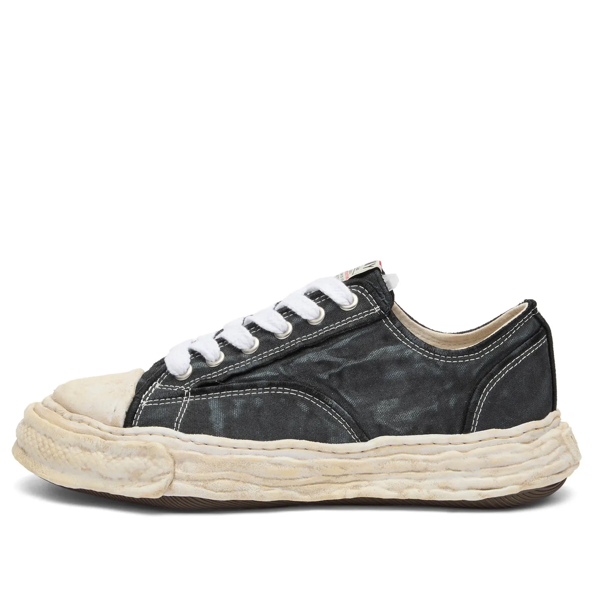 Maison MIHARA YASUHIRO Men's Peterson 23 Embroidery Vintage Low Black