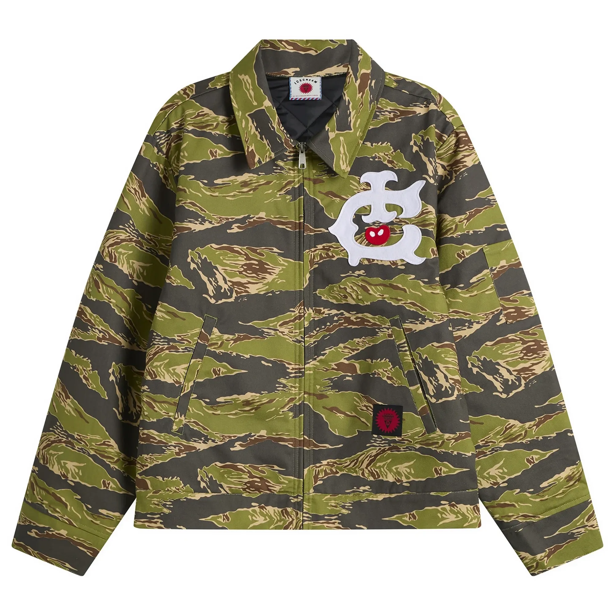 ICECREAM Men's Tiger Stripe Work Jacket Camo