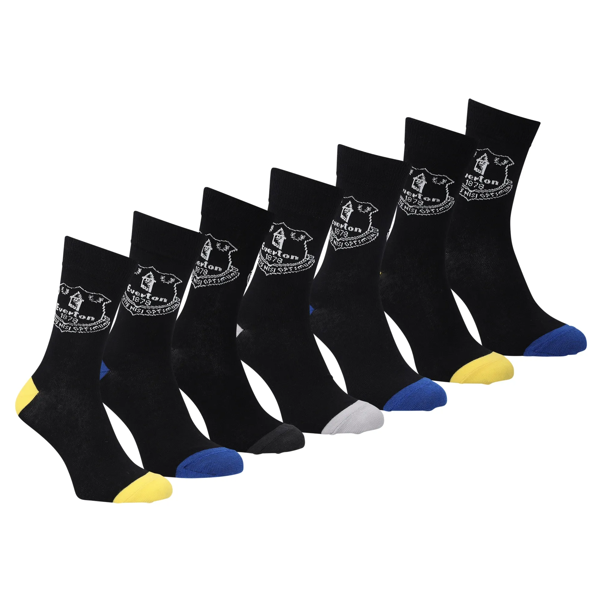 Everton 7 Days a Week Socks - Black - Unisex
