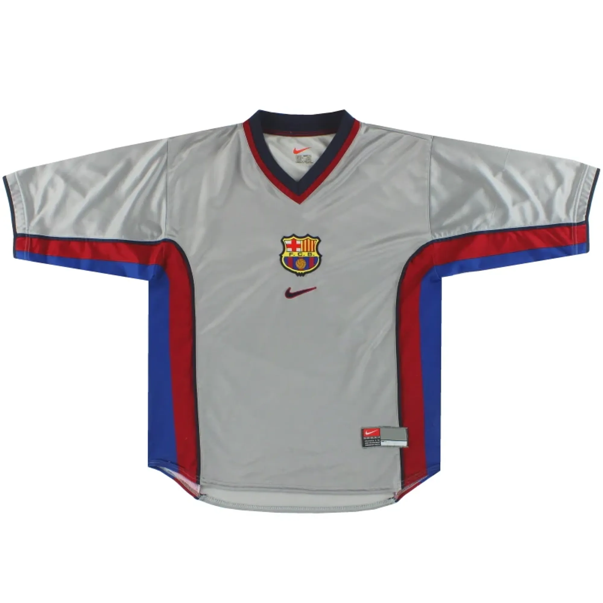 1998-01 Barcelona Nike Away Shirt S - Barcelona / Excellent 