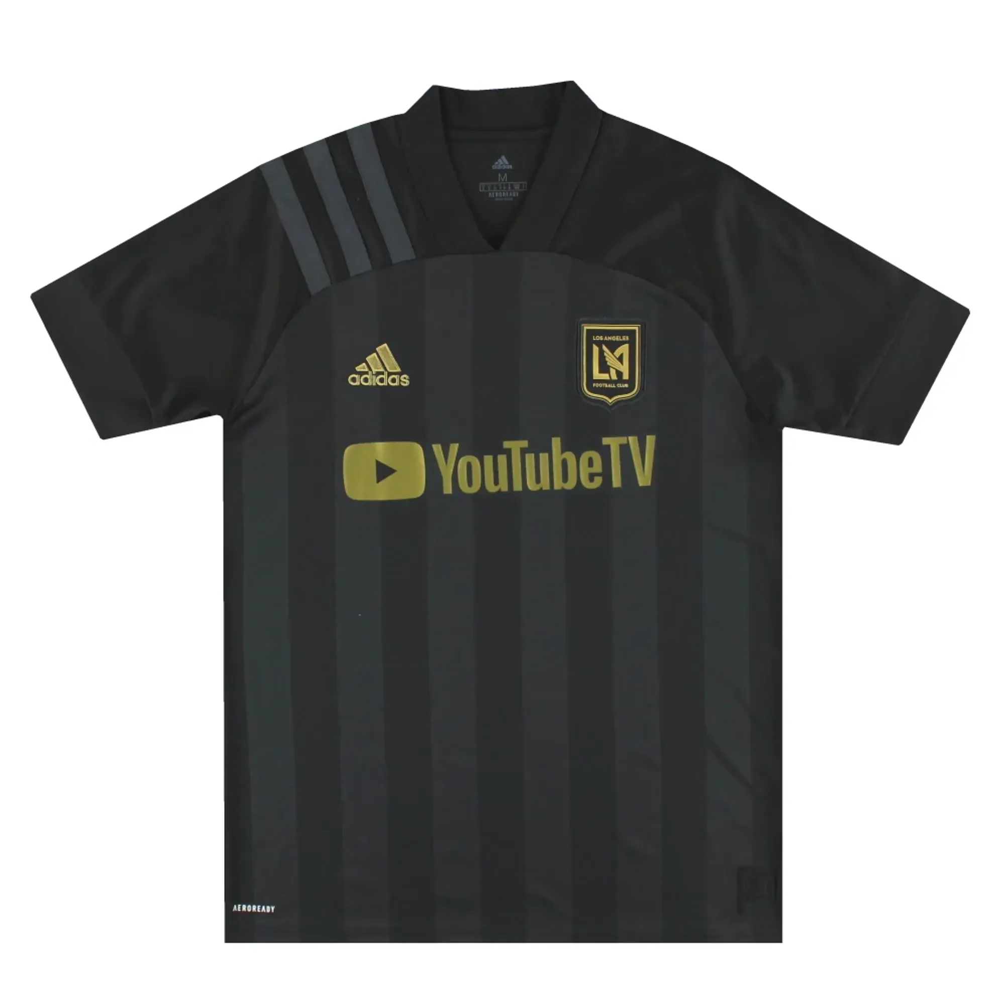 2020 Los Angeles FC adidas Home Shirt M - USA Soccer Clubs / Excellent 