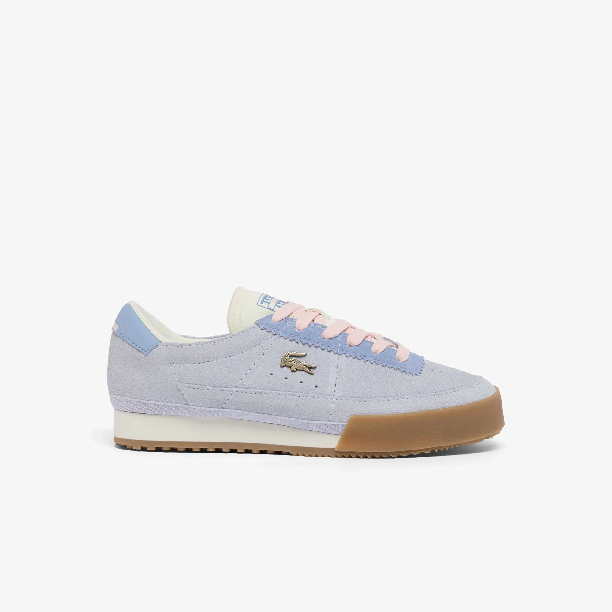 Lacoste Women's Aura Suede Sneakers - Lt Blu/Lt Gum
