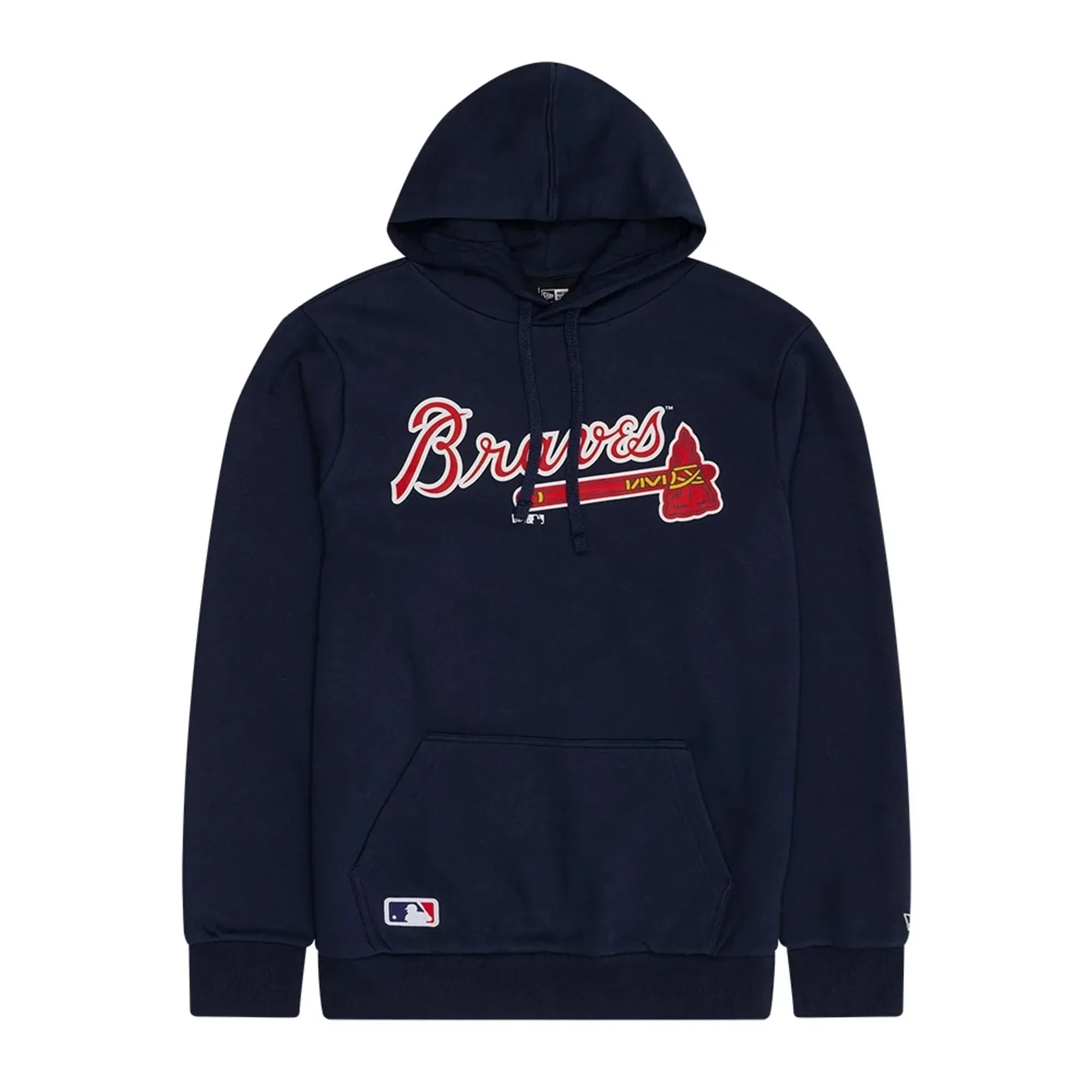 Atlanta Braves MLB Dark Blue Pullover Hoodie New Era Cap adult unisex