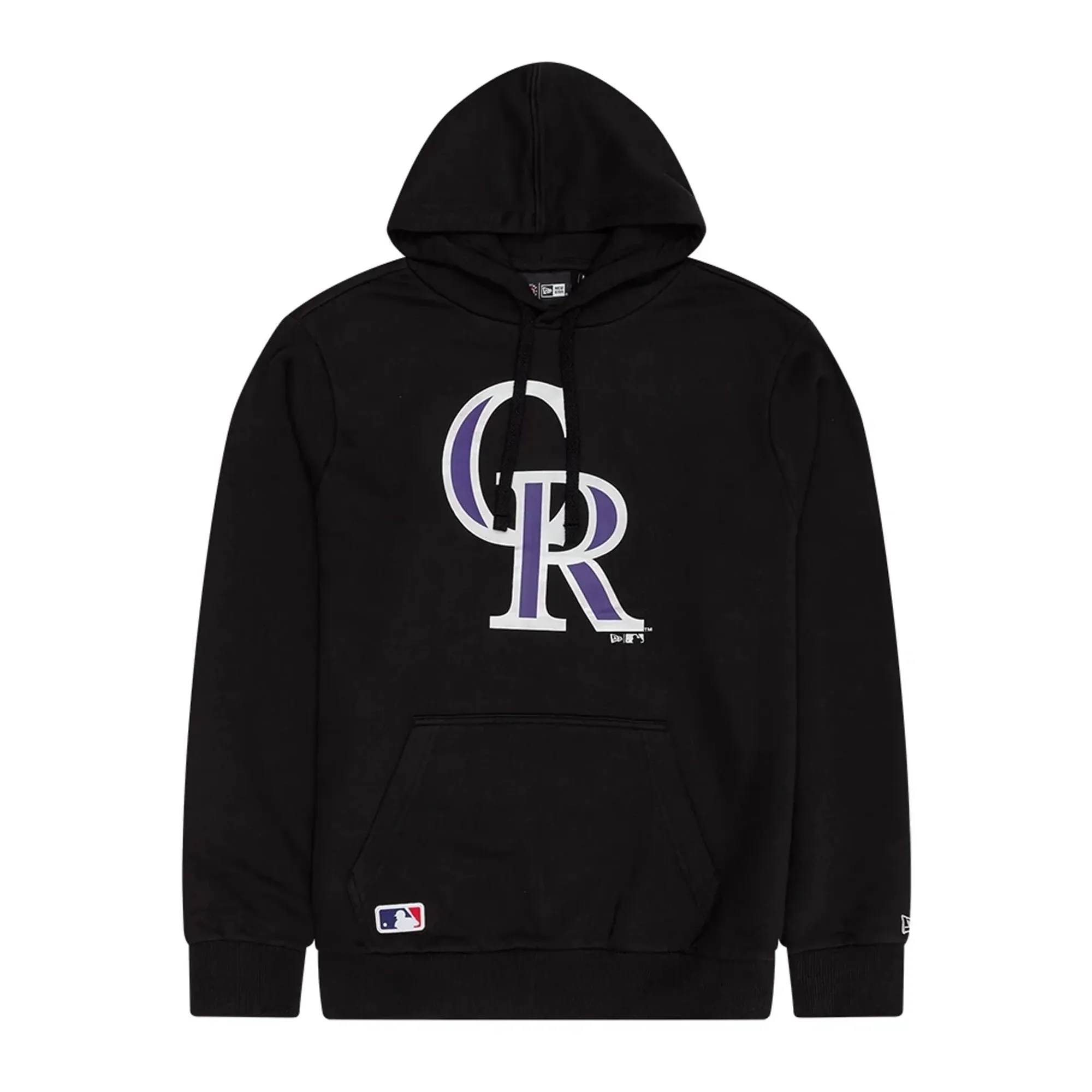 Colorado Rockies MLB Black Pullover Hoodie New Era Cap adult unisex