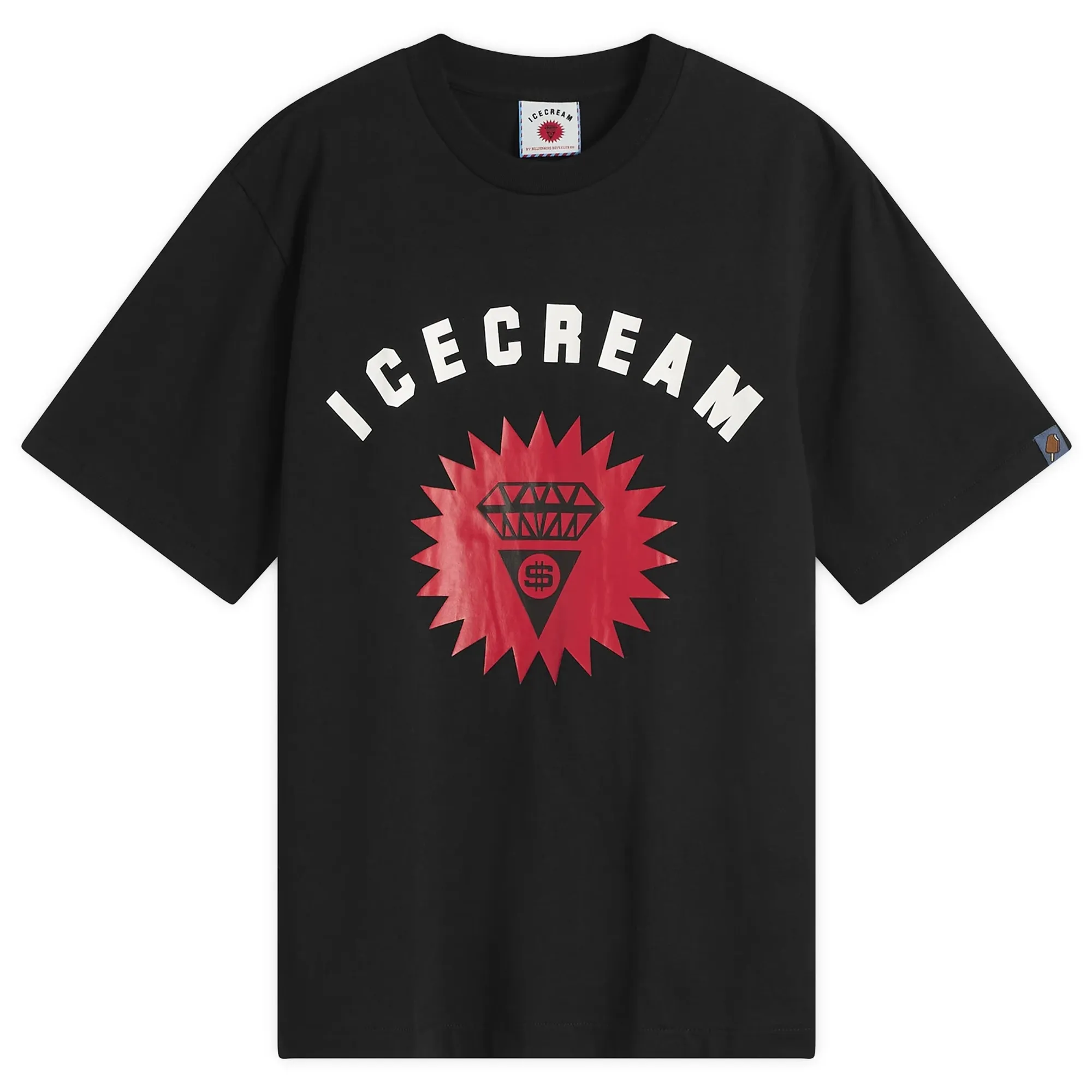 ICECREAM Men's Signet Logo T-Shirt Black