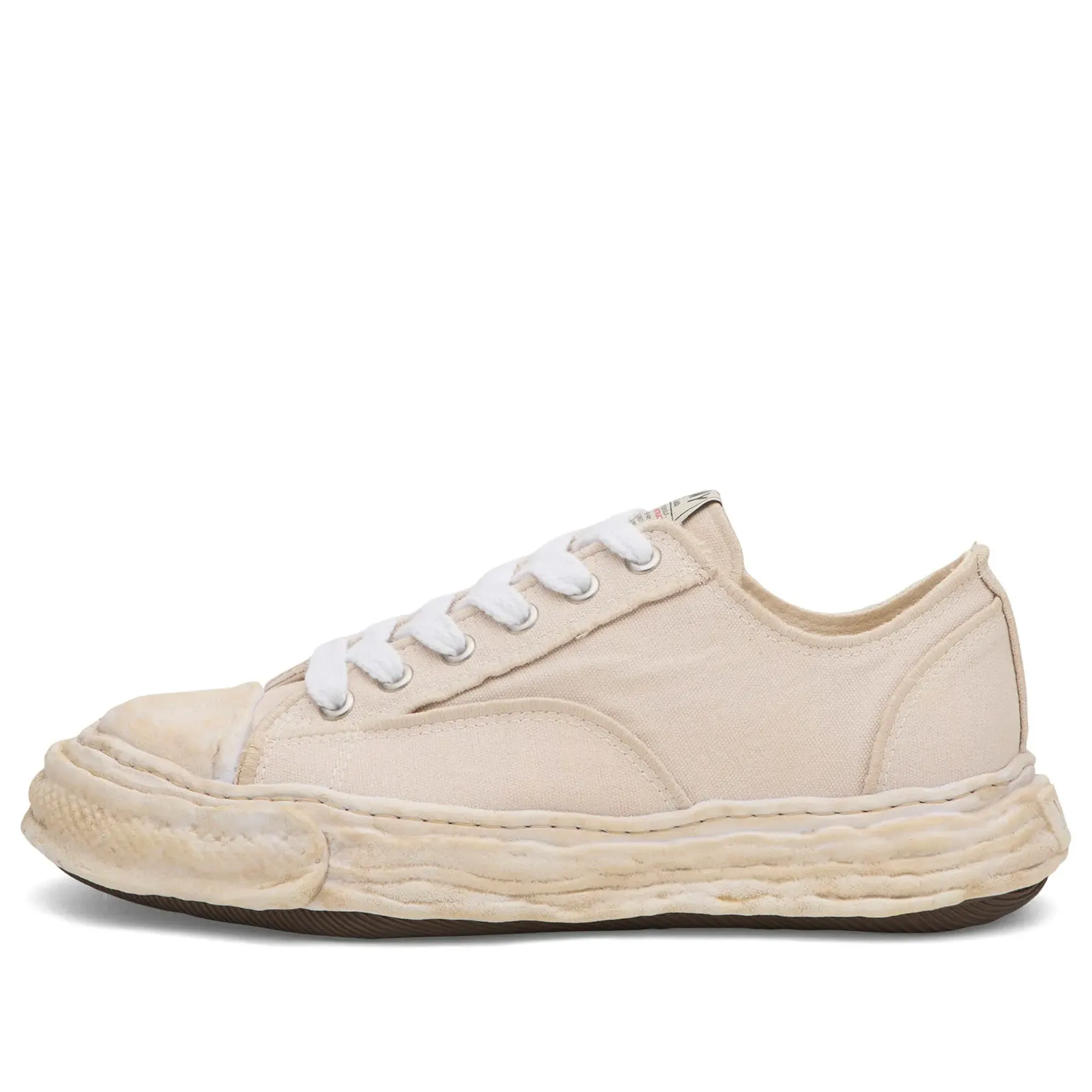 Maison MIHARA YASUHIRO Men's Peterson 23 Embroidery Vintage Low Beige