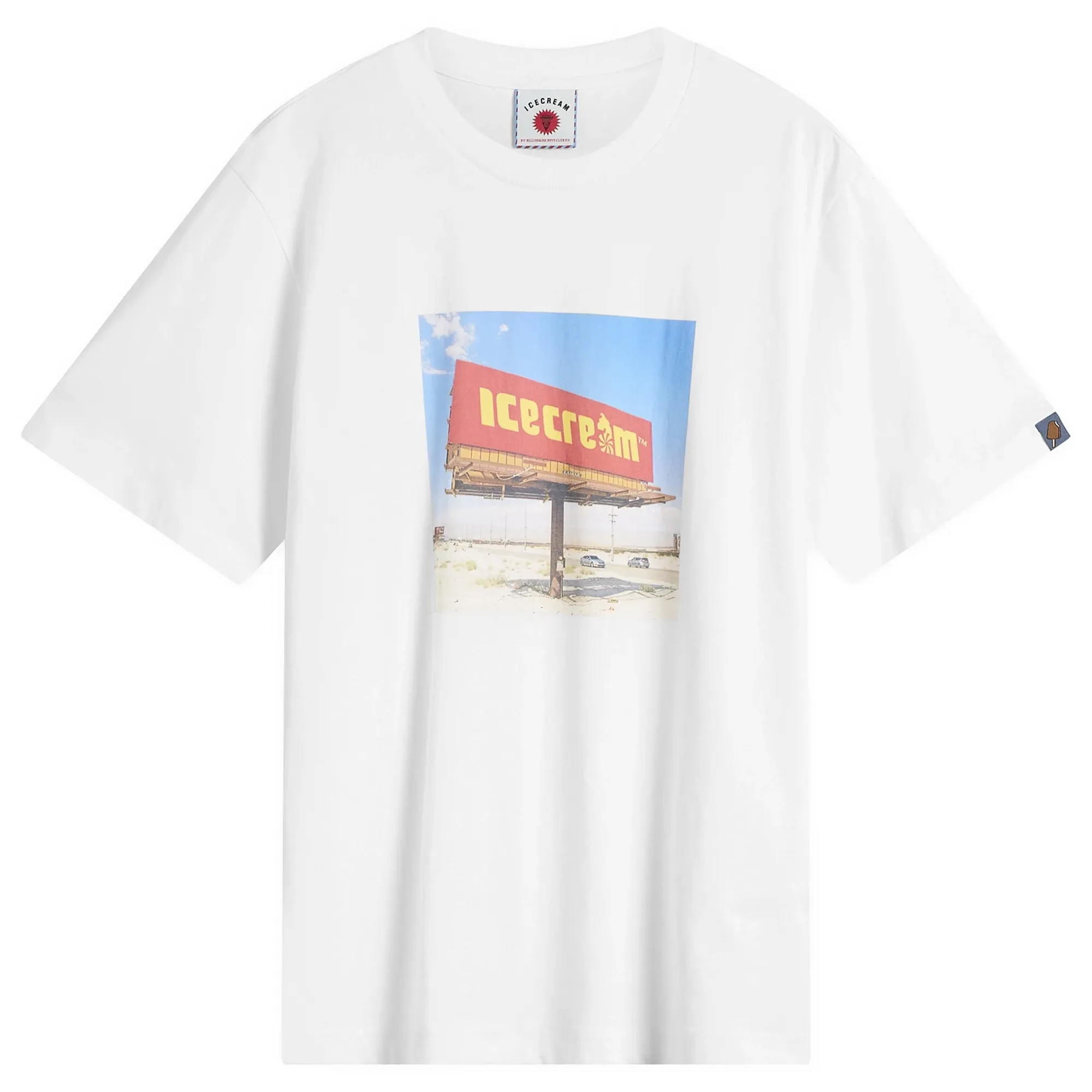 ICECREAM Men's Billboard T-Shirt White