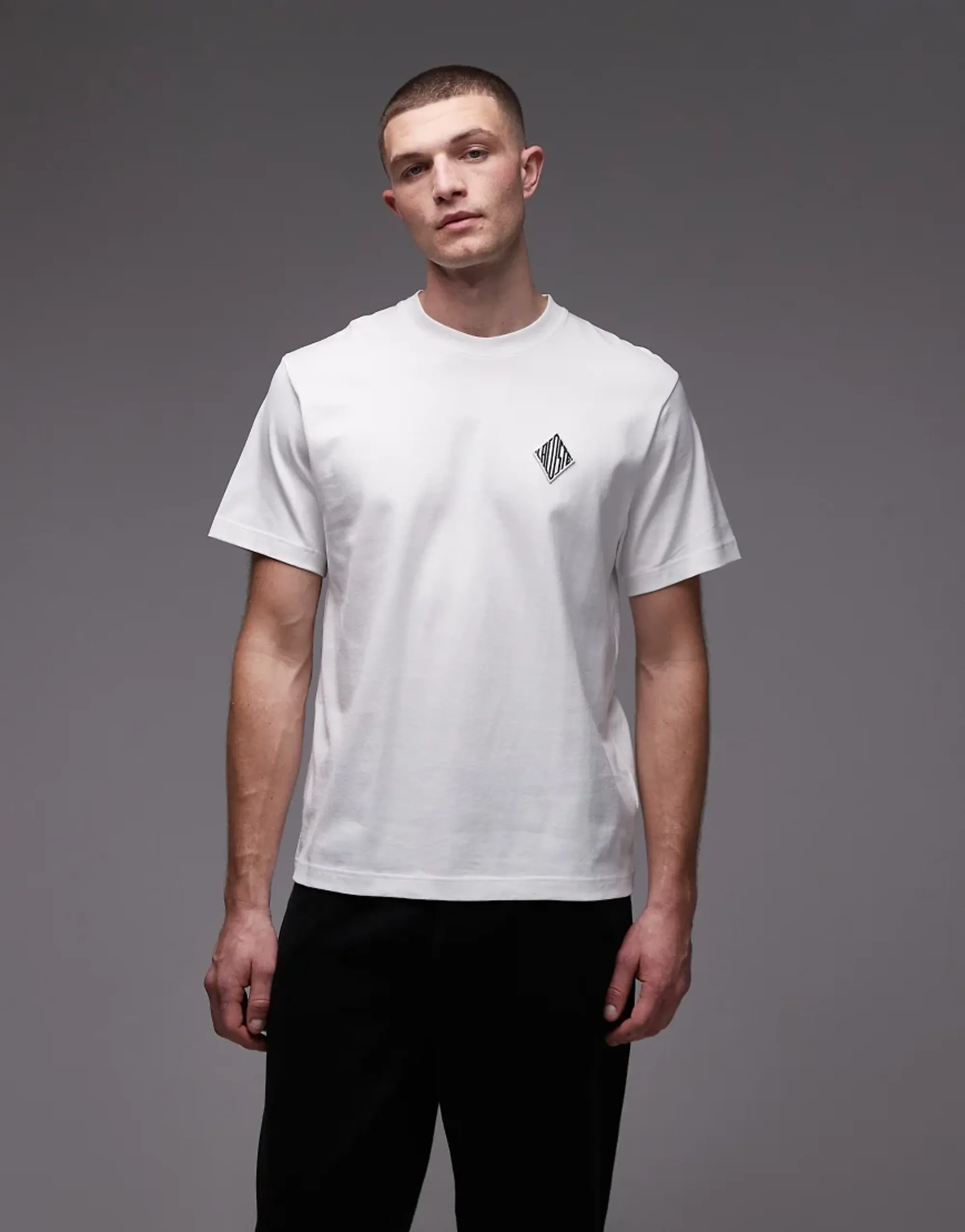 Lacoste Classic Fit Heavy Badge Accent T-shirt - White