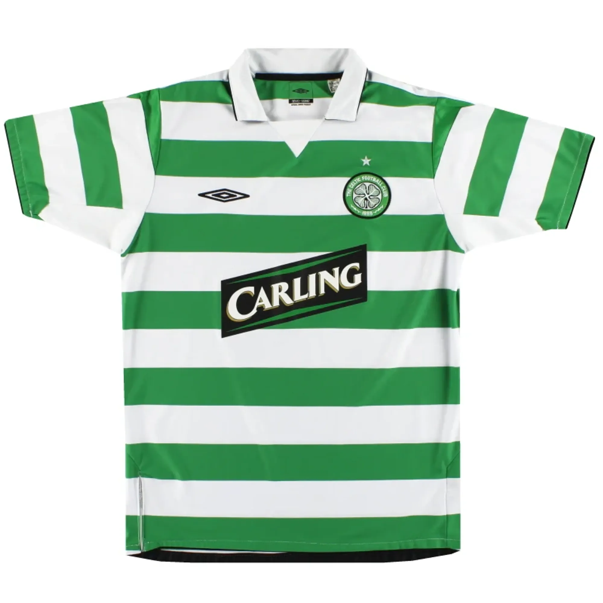 2004-05 Celtic Umbro Home Shirt L - Celtic / Excellent 