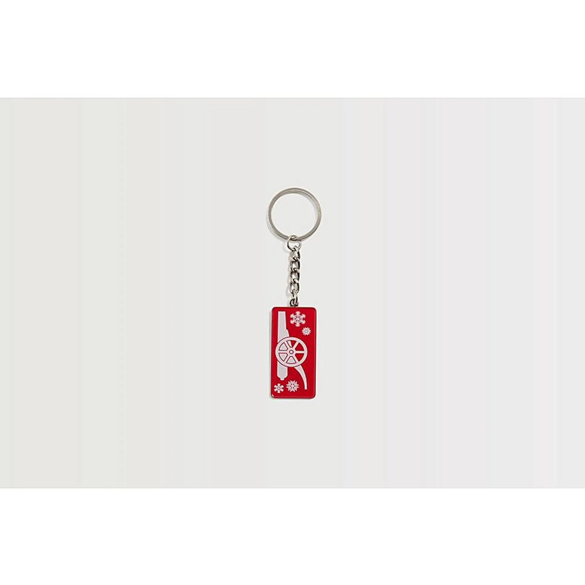Arsenal Christmas Keyring, Red