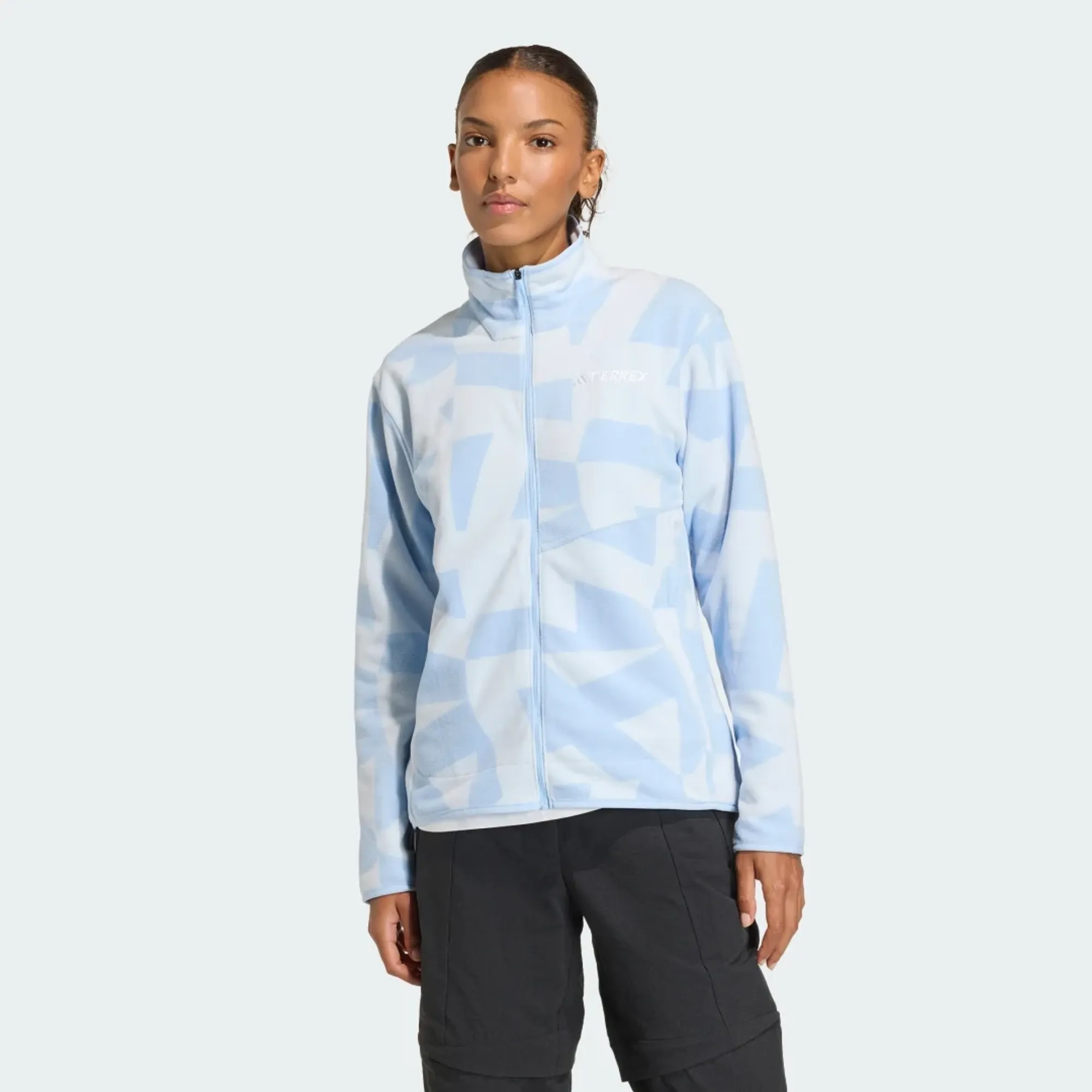 adidas Terrex Multi Printed Full-Zip Fleece Jacket